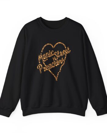 Manic Street Preachers Critical Thinking Leopard Unisex Heavy Blend™ Crewneck Sweatshirt