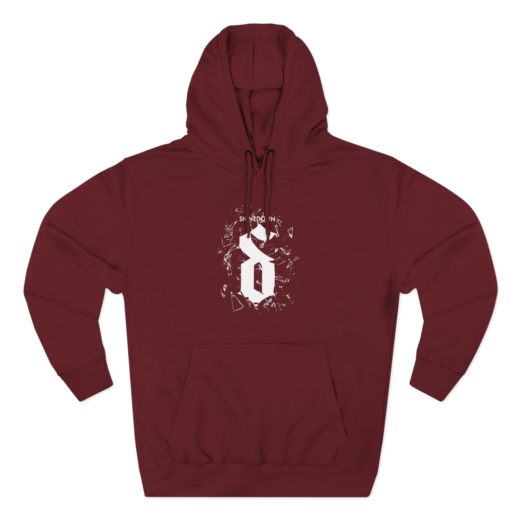 Shinedown Shattered Three-Panel Fleece Hoodie