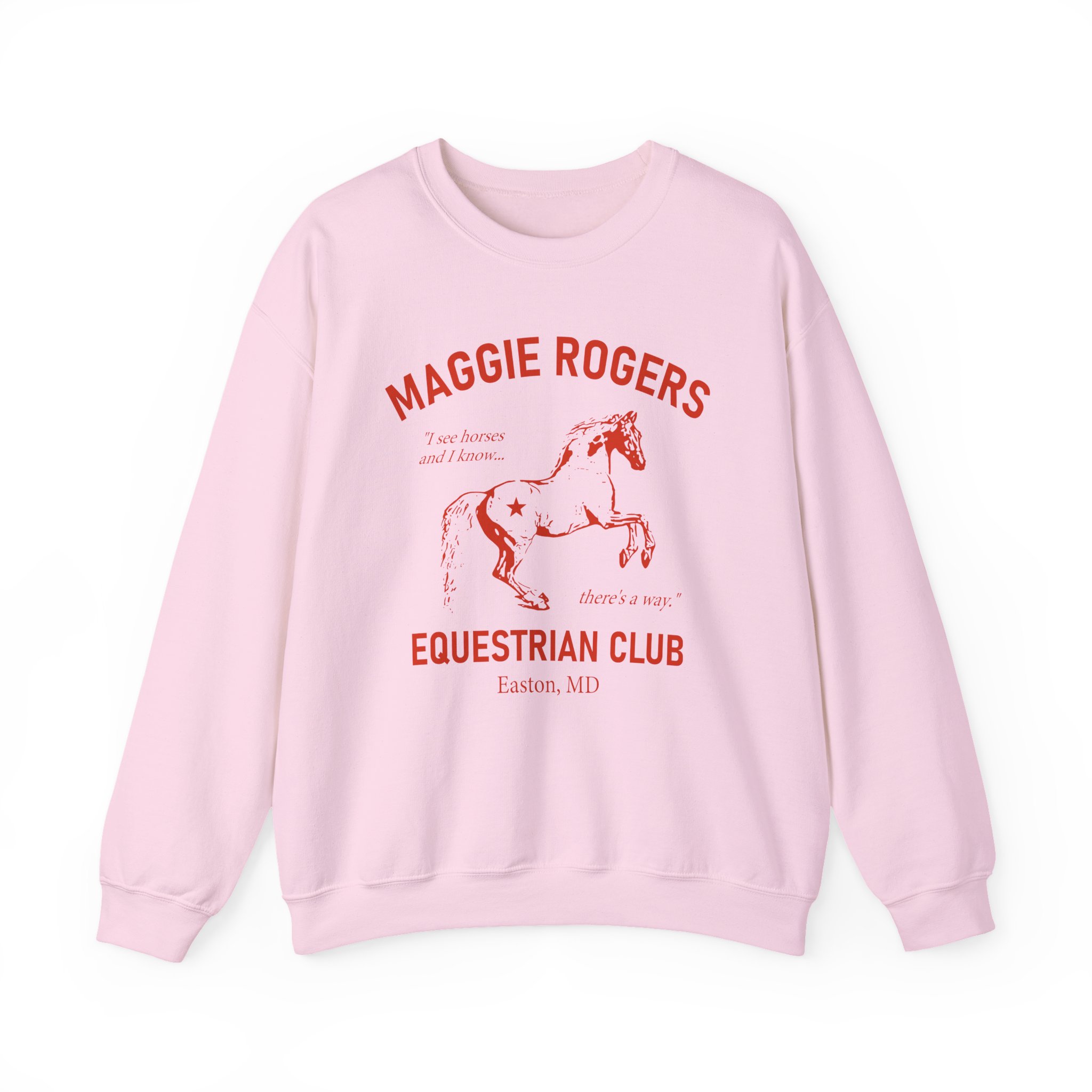 Maggie Rogers Equestrian Club Unisex Heavy Blendâ„¢ Crewneck Sweatshirt