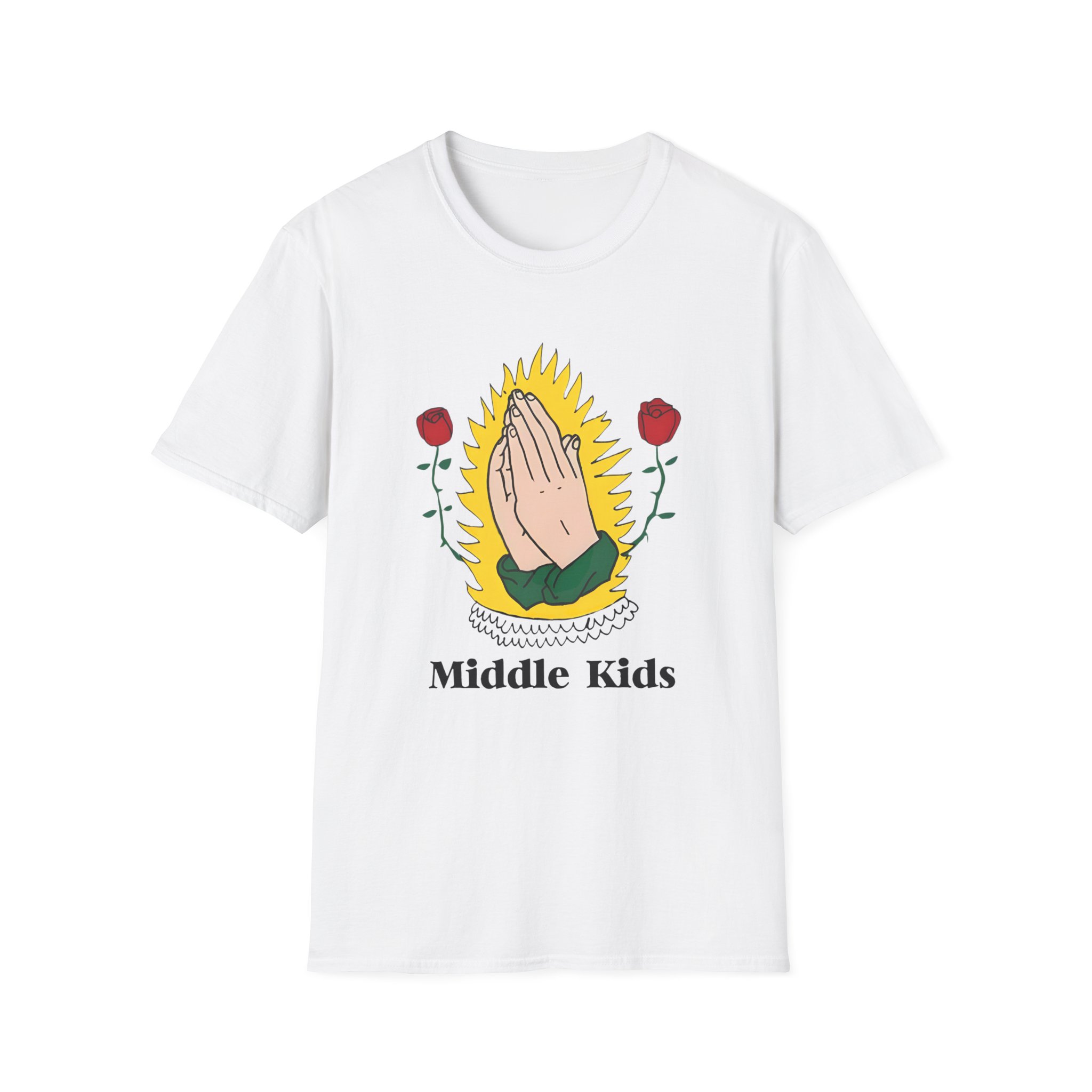Middle Kids Praying Hands Unisex Softstyle T-Shirt