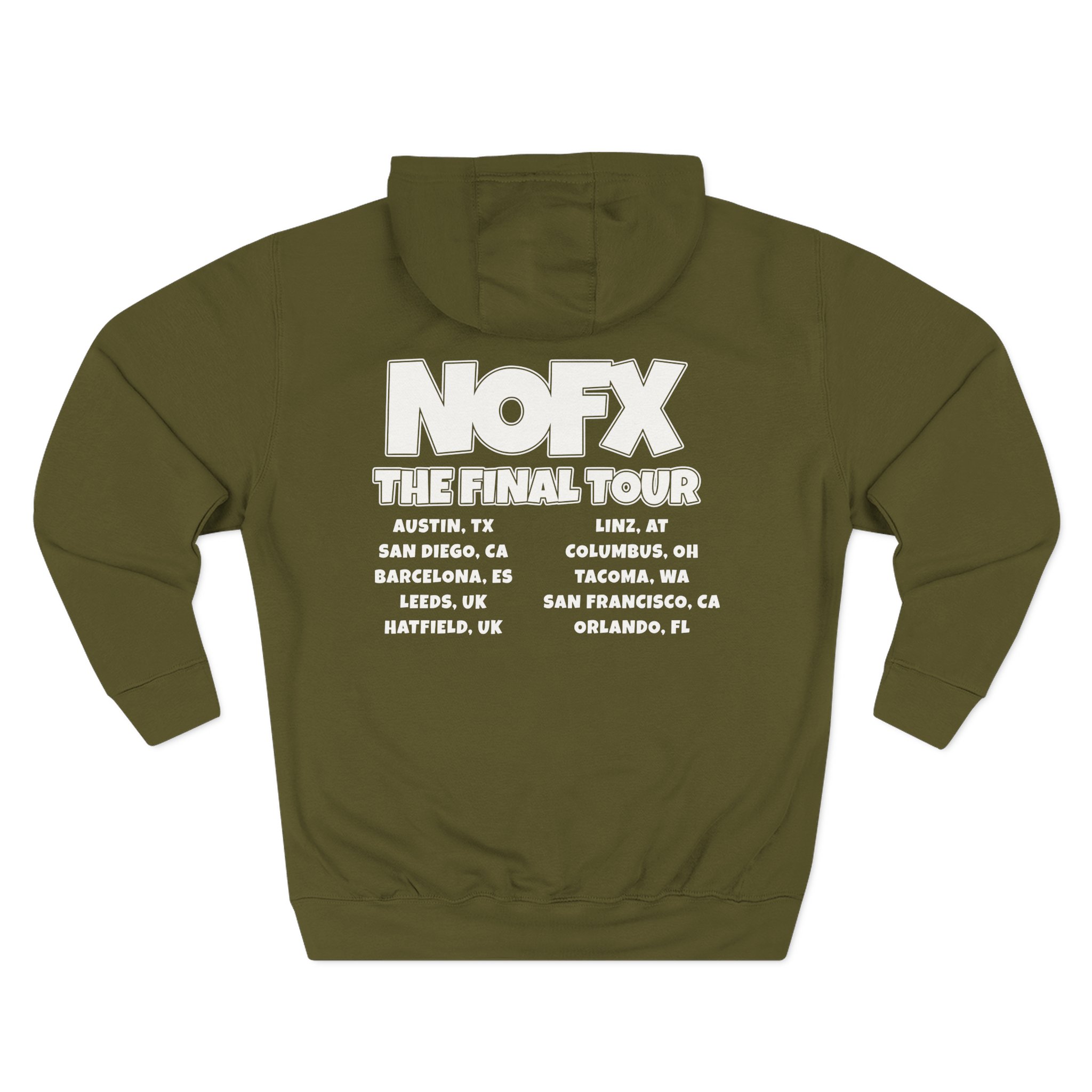 Nofx Lollipop Guy Three-Panel Fleece Hoodie