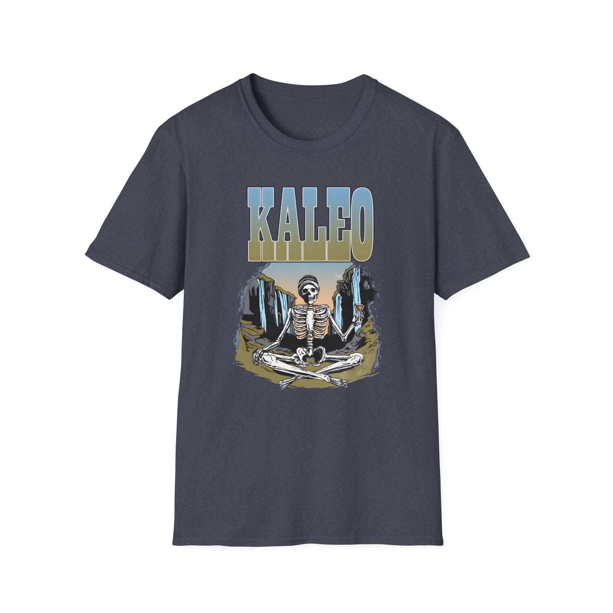 Kaleo Meditating Skeleton Unisex Softstyle T-Shirt
