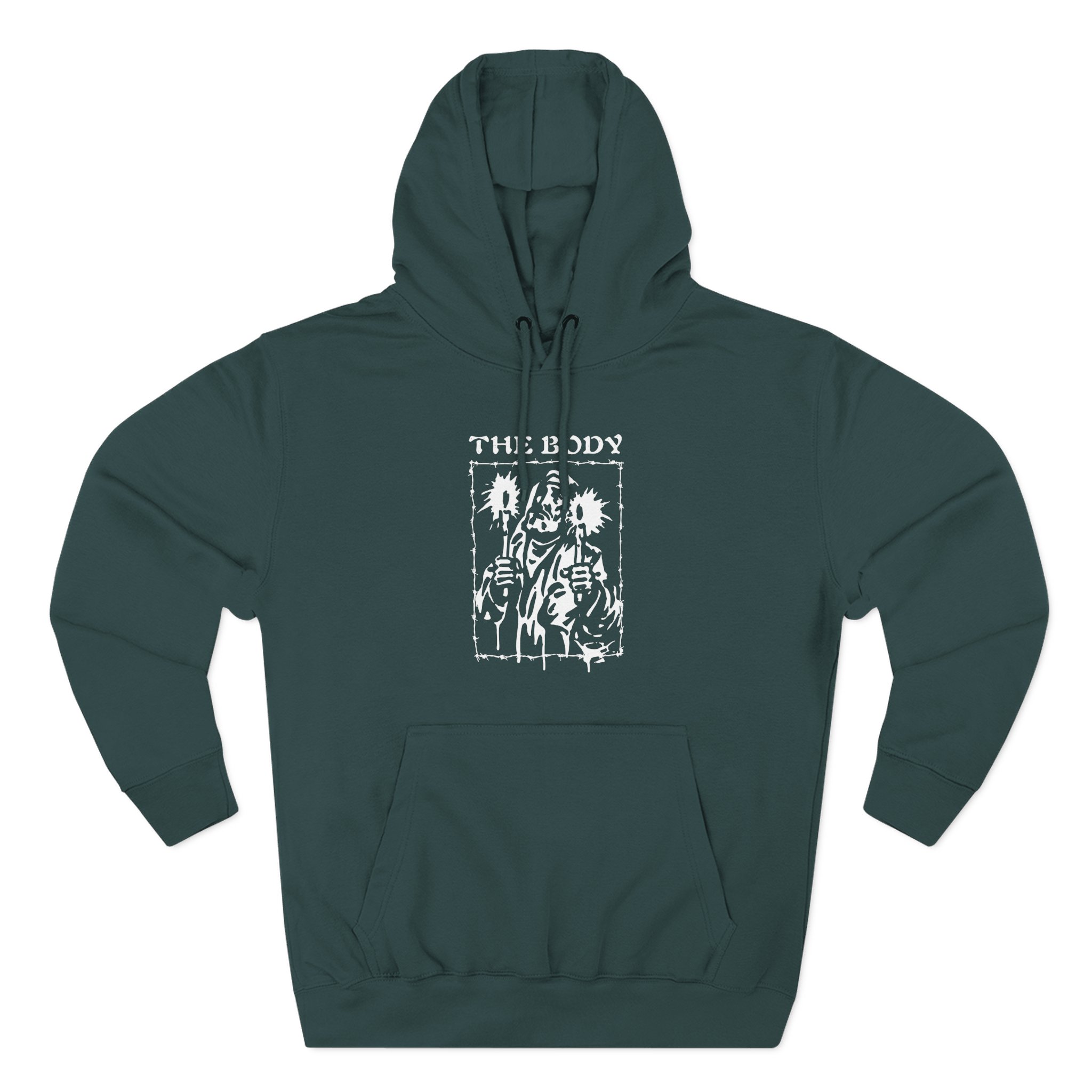 The Body Candles Three-Panel Fleece Hoodie