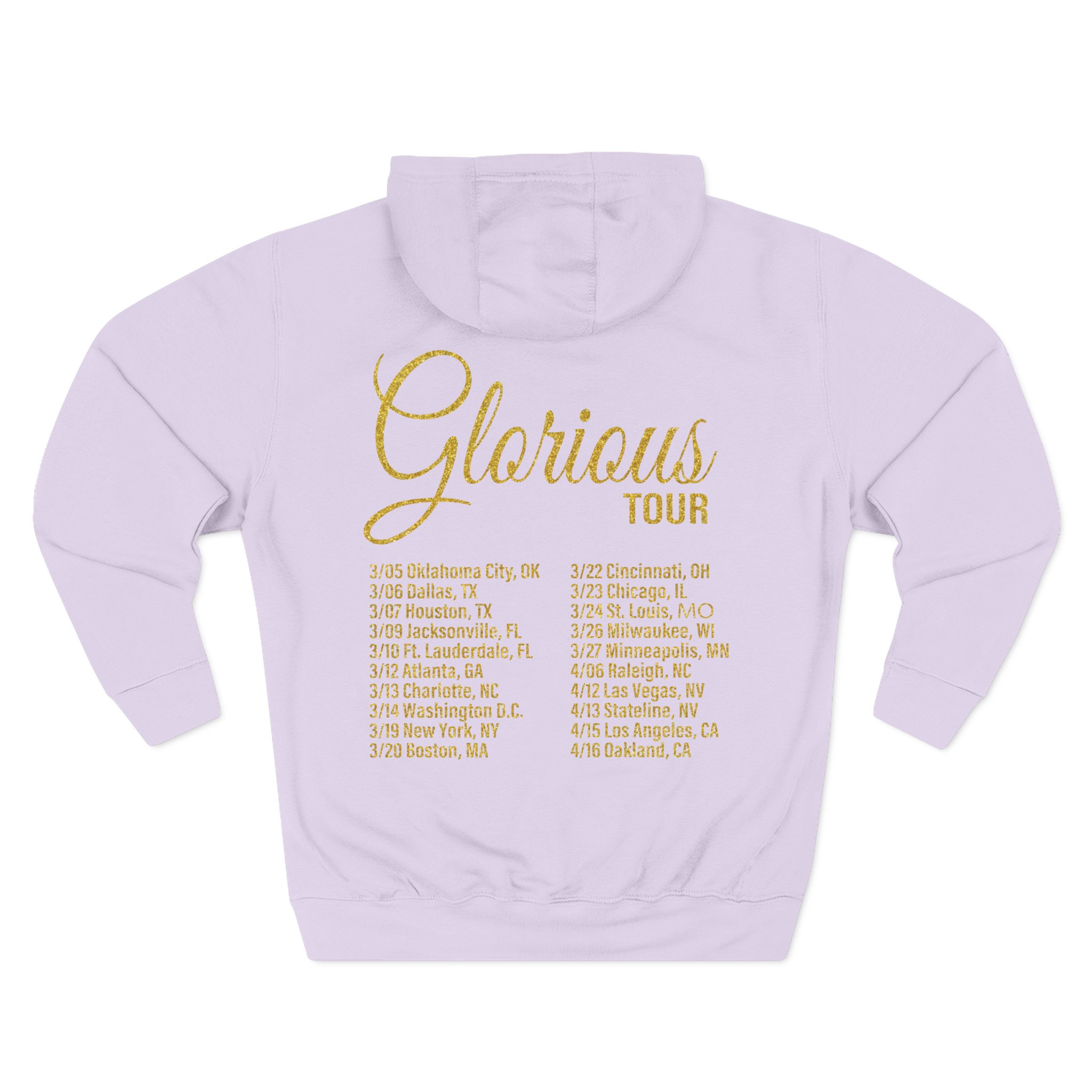 Glorilla Glorious Tour Three-Panel Fleece Hoodie