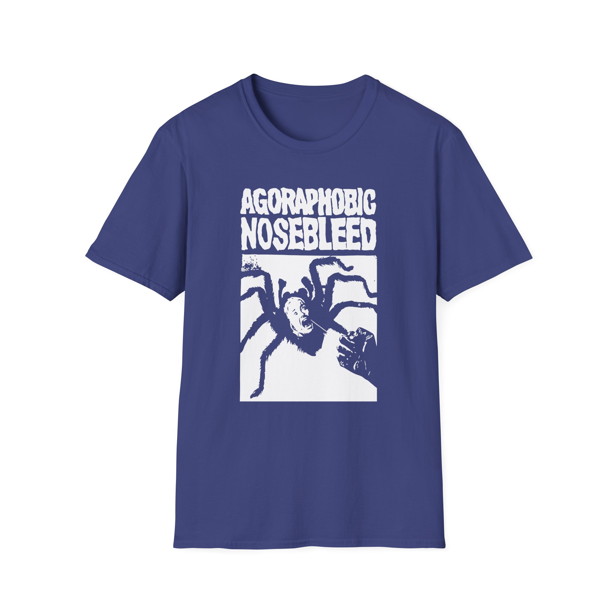 Agoraphobic Nosebleed Spider Unisex Softstyle T-Shirt