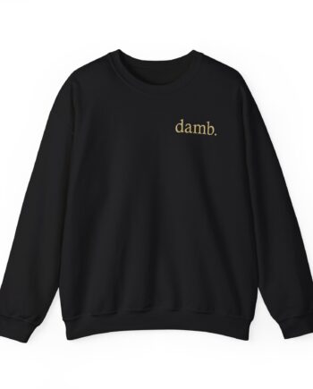 Smii7y Damb Gold Foil Unisex Heavy Blend™ Crewneck Sweatshirt