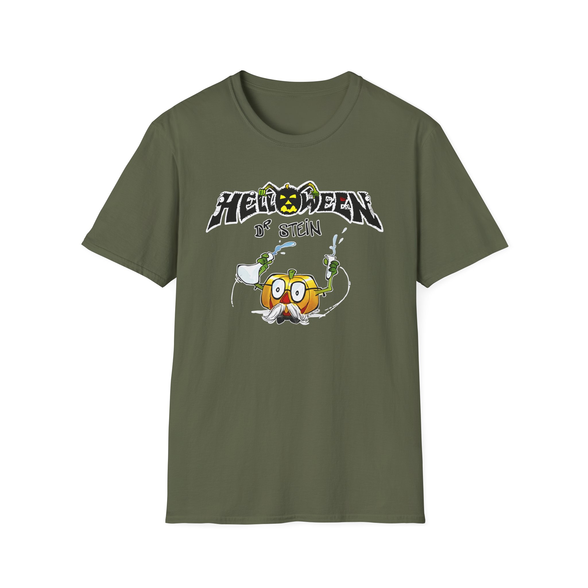 Helloween Dr. Stein Zipper Unisex Softstyle T-Shirt
