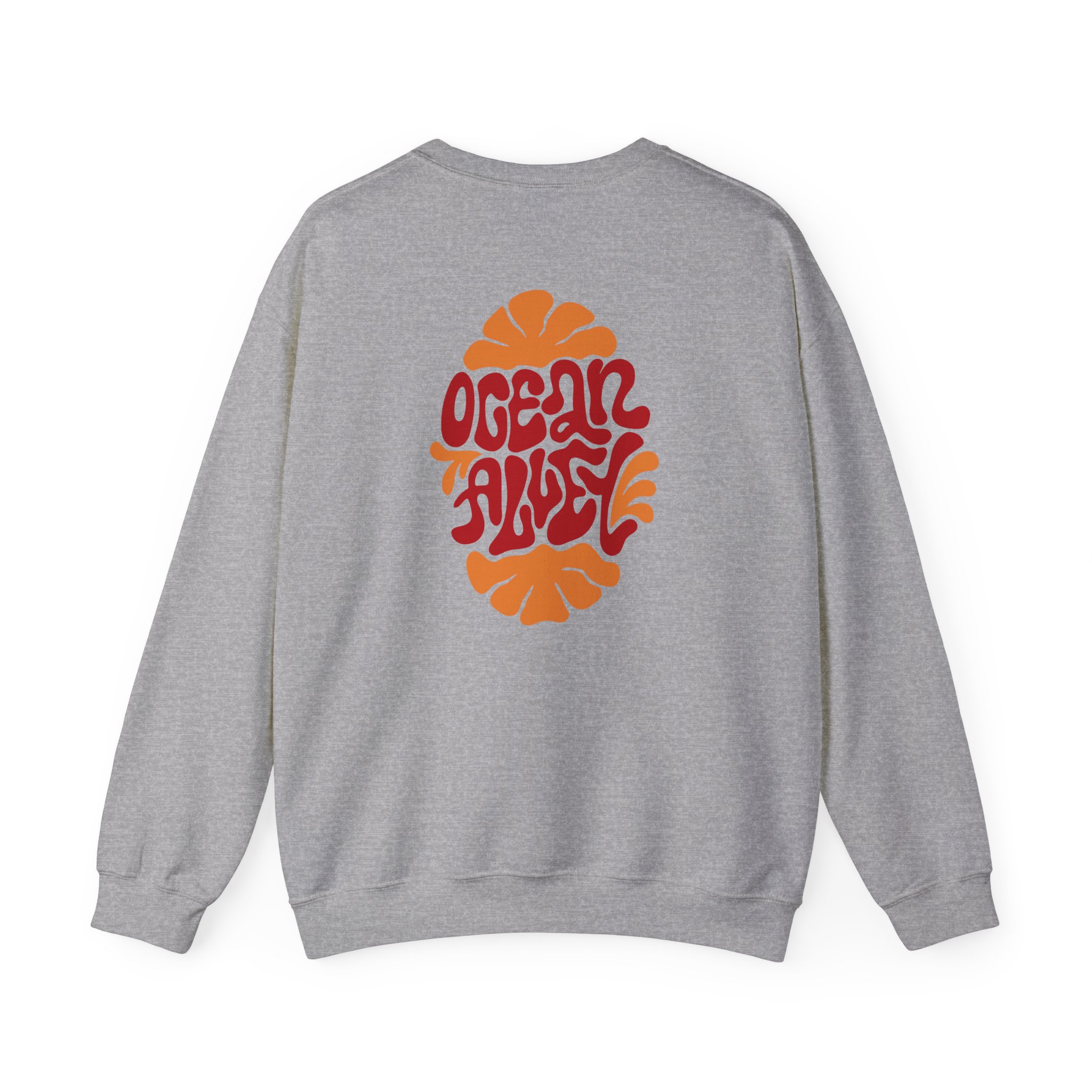 Ocean Alley Cracked Egg Unisex Heavy Blendâ„¢ Crewneck Sweatshirt