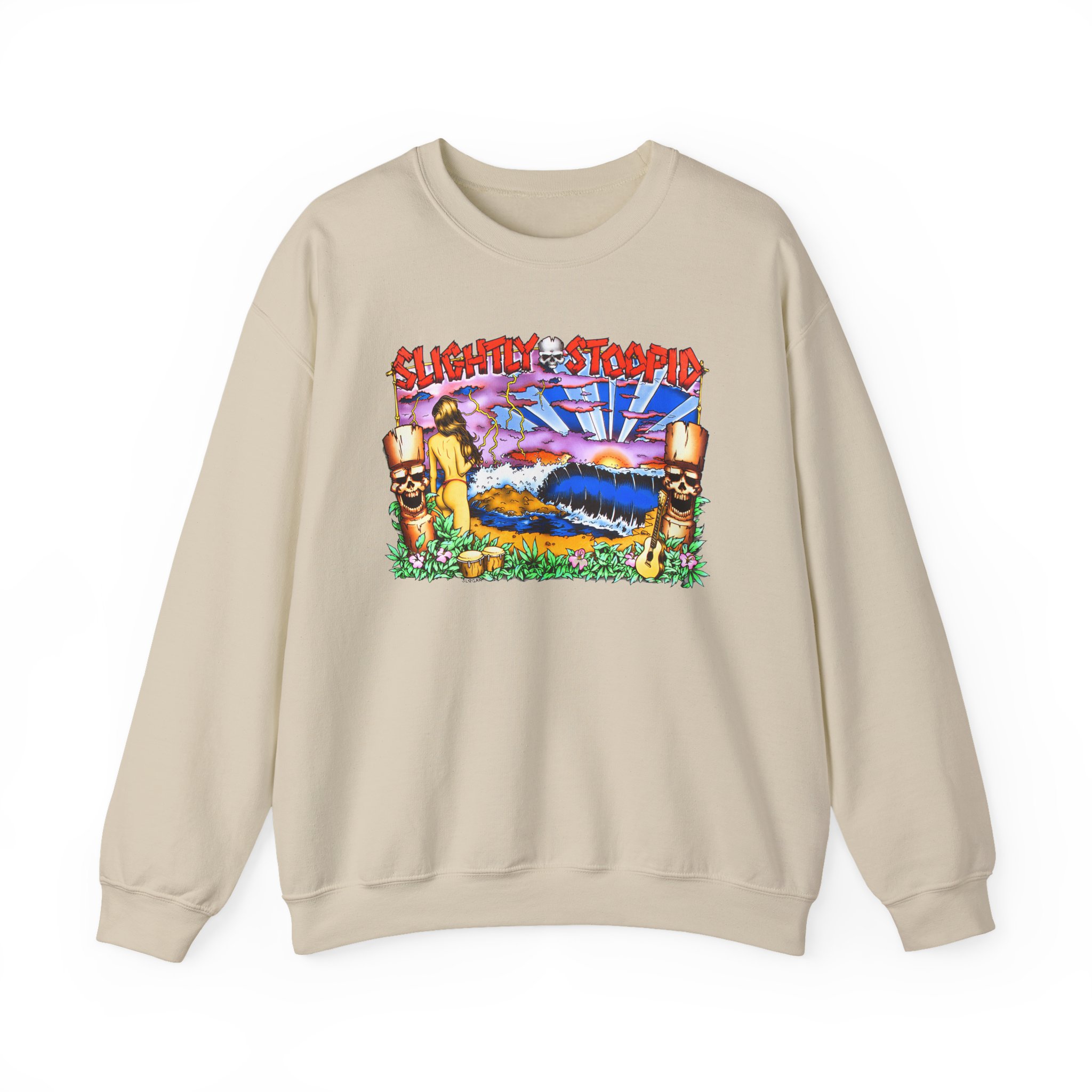 Slightly Stoopid Tiki Unisex Heavy Blendâ„¢ Crewneck Sweatshirt