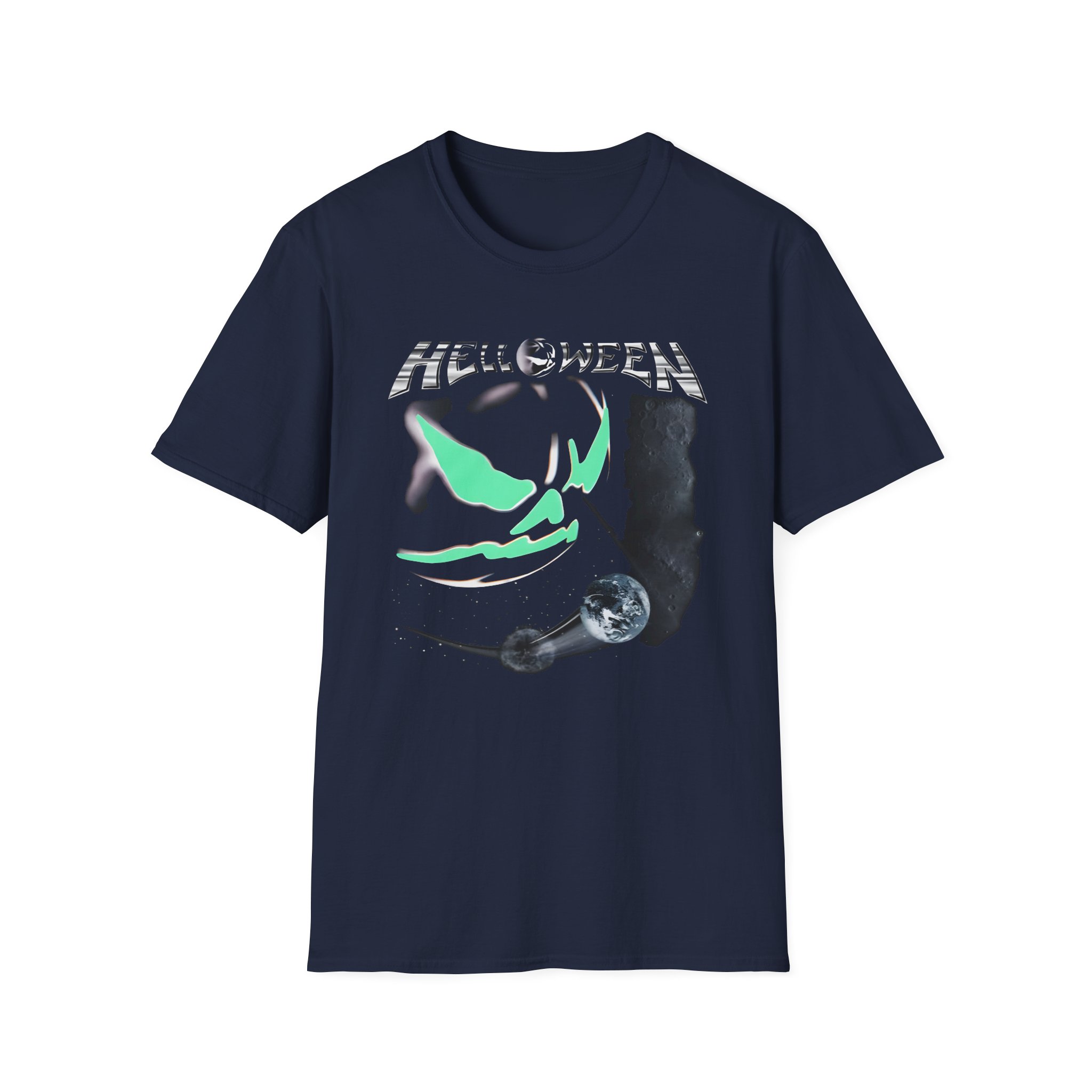 Helloween the Dark Ride Glow in the Dark Unisex Softstyle T-Shirt