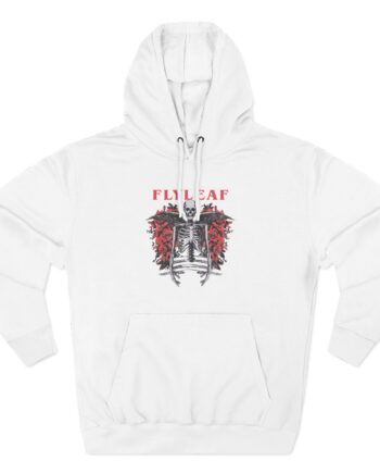Flyleaf Skeleton Angel Three-Panel Fleece Hoodie