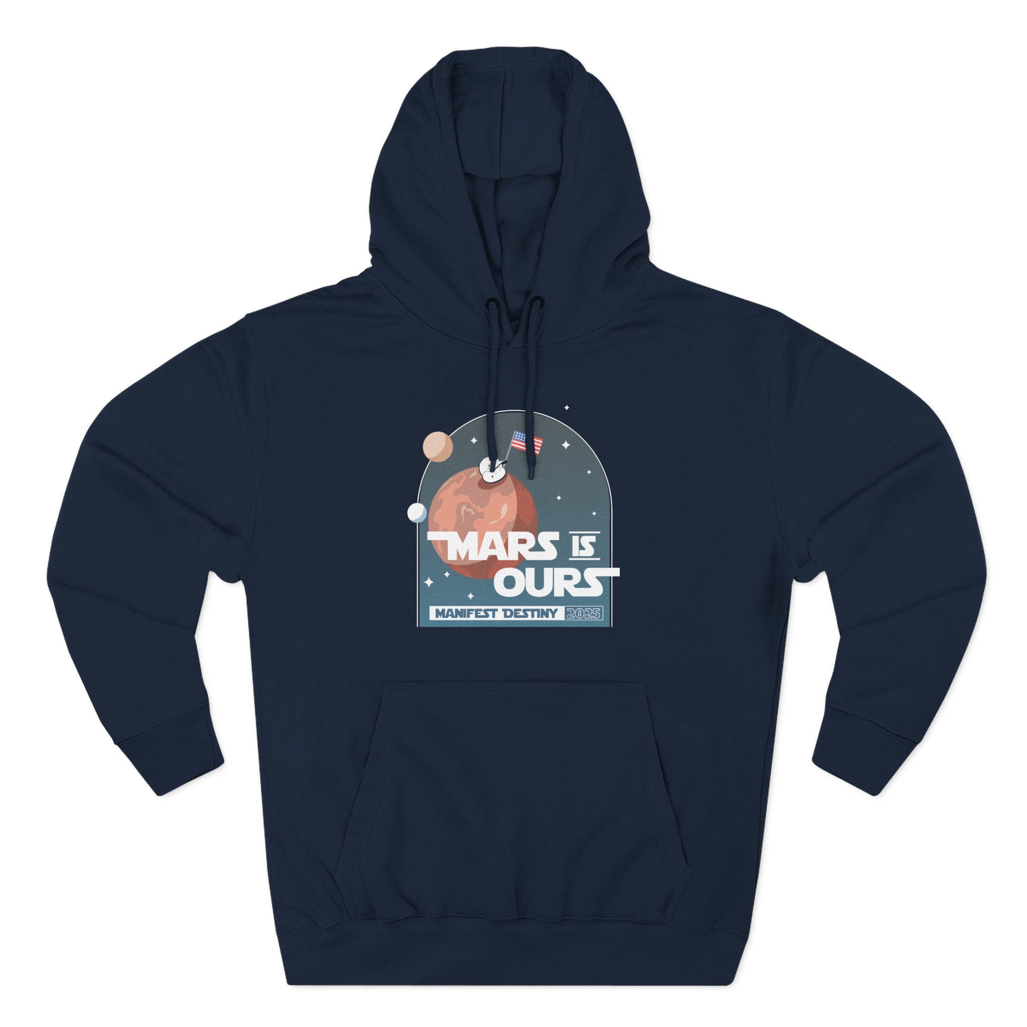 Mister Metokur Mars is Ours Three-Panel Fleece Hoodie