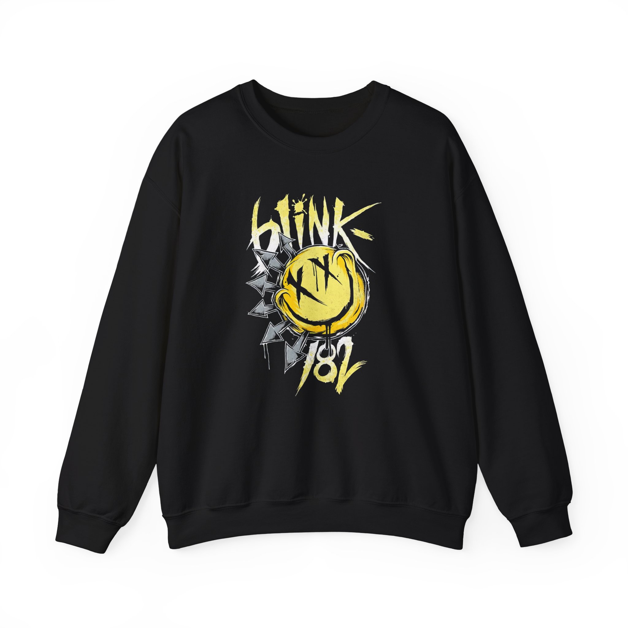 Blink 182 Big Smile Arrows Unisex Heavy Blendâ„¢ Crewneck Sweatshirt