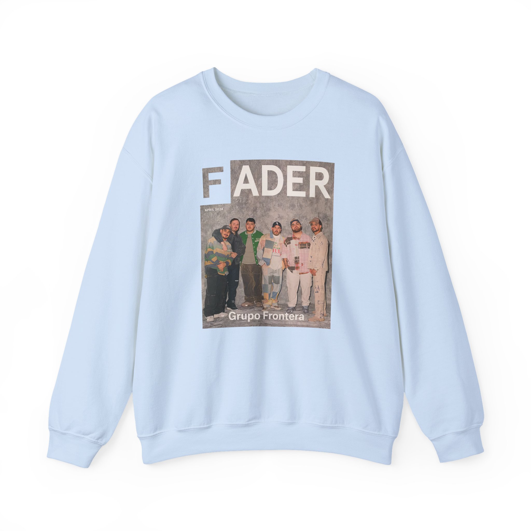 Grupo Frontera the Fader Cover Unisex Heavy Blendâ„¢ Crewneck Sweatshirt