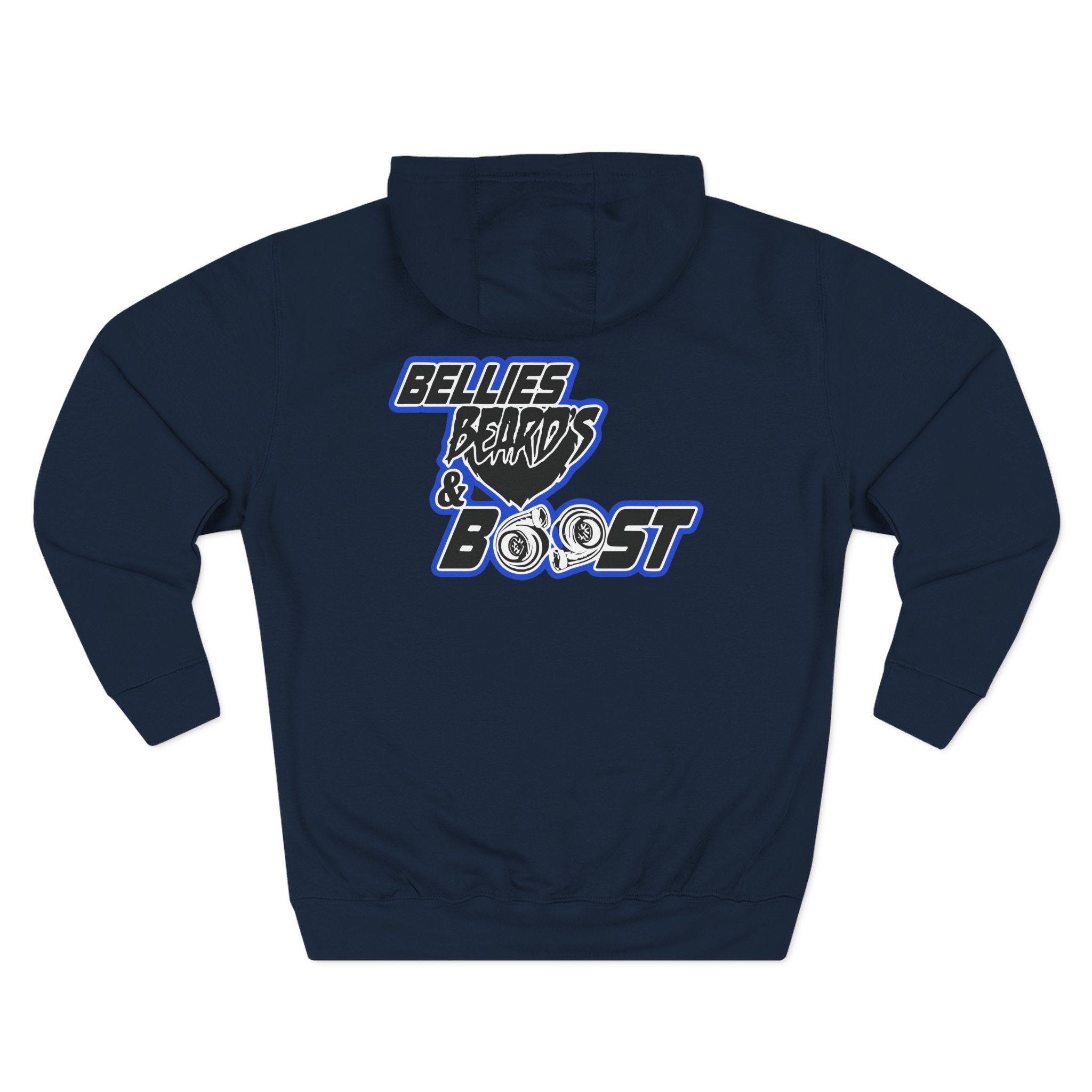 Cleetus Mcfarland Dr. Tuneemall’s Beards Three-Panel Fleece Hoodie