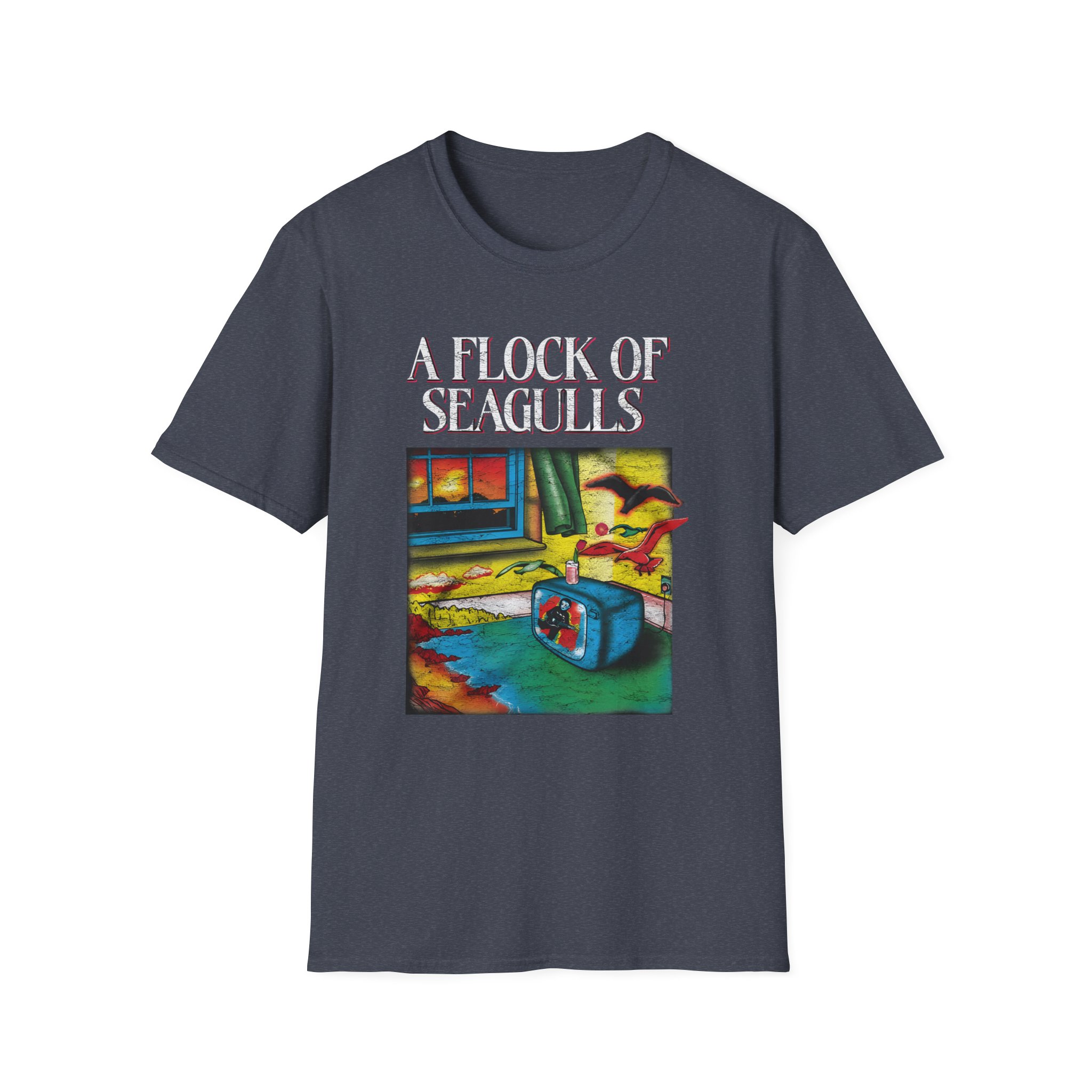 A Flock of Seagulls I Ran Tour Unisex Softstyle T-Shirt