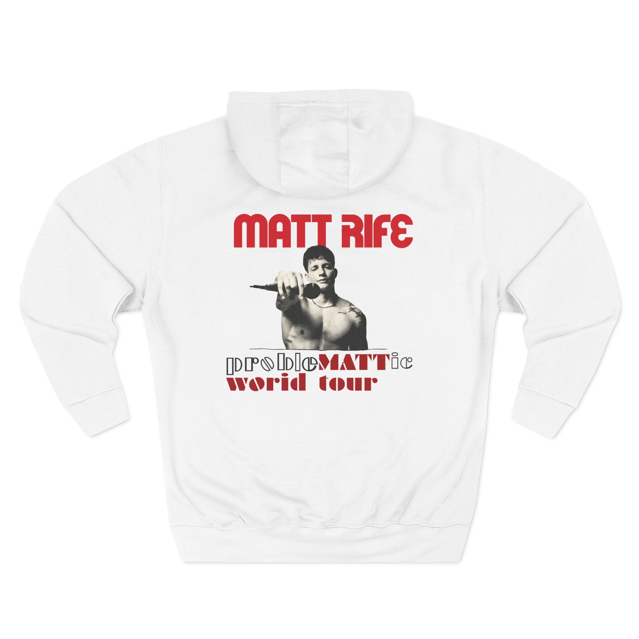Matt Rife Problemattic Tour Pic Three-Panel Fleece Hoodie