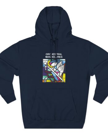Omd Orchestral Manoeuvres Three-Panel Fleece Hoodie