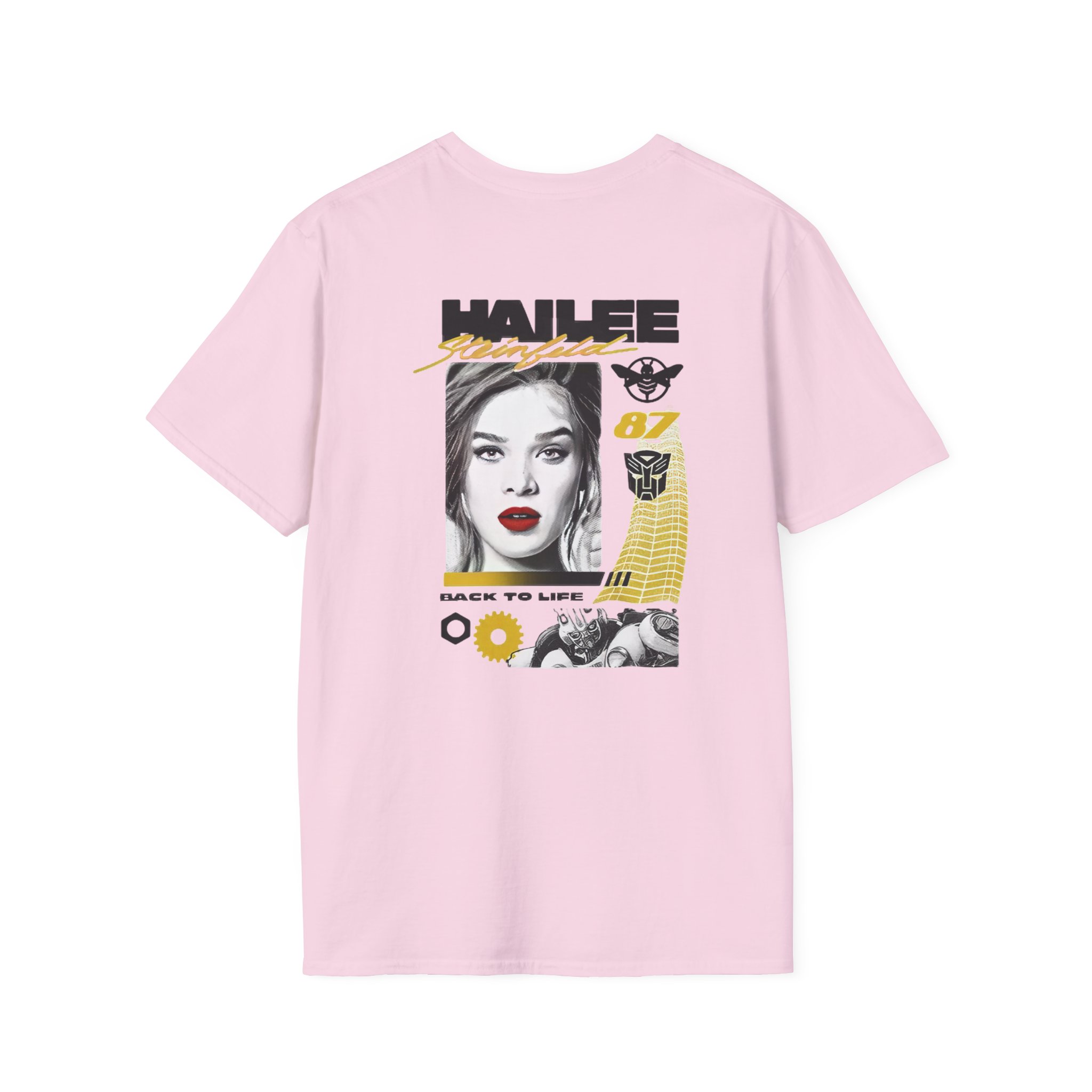 Hailee Steinfeld Bumblebee Moto Unisex Softstyle T-Shirt