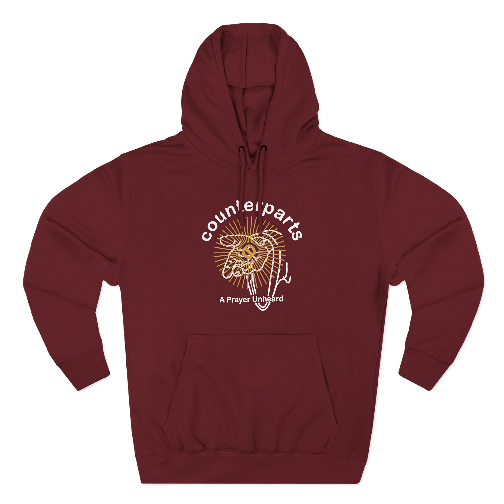 Counterparts Three-Panel Fleece Hoodie