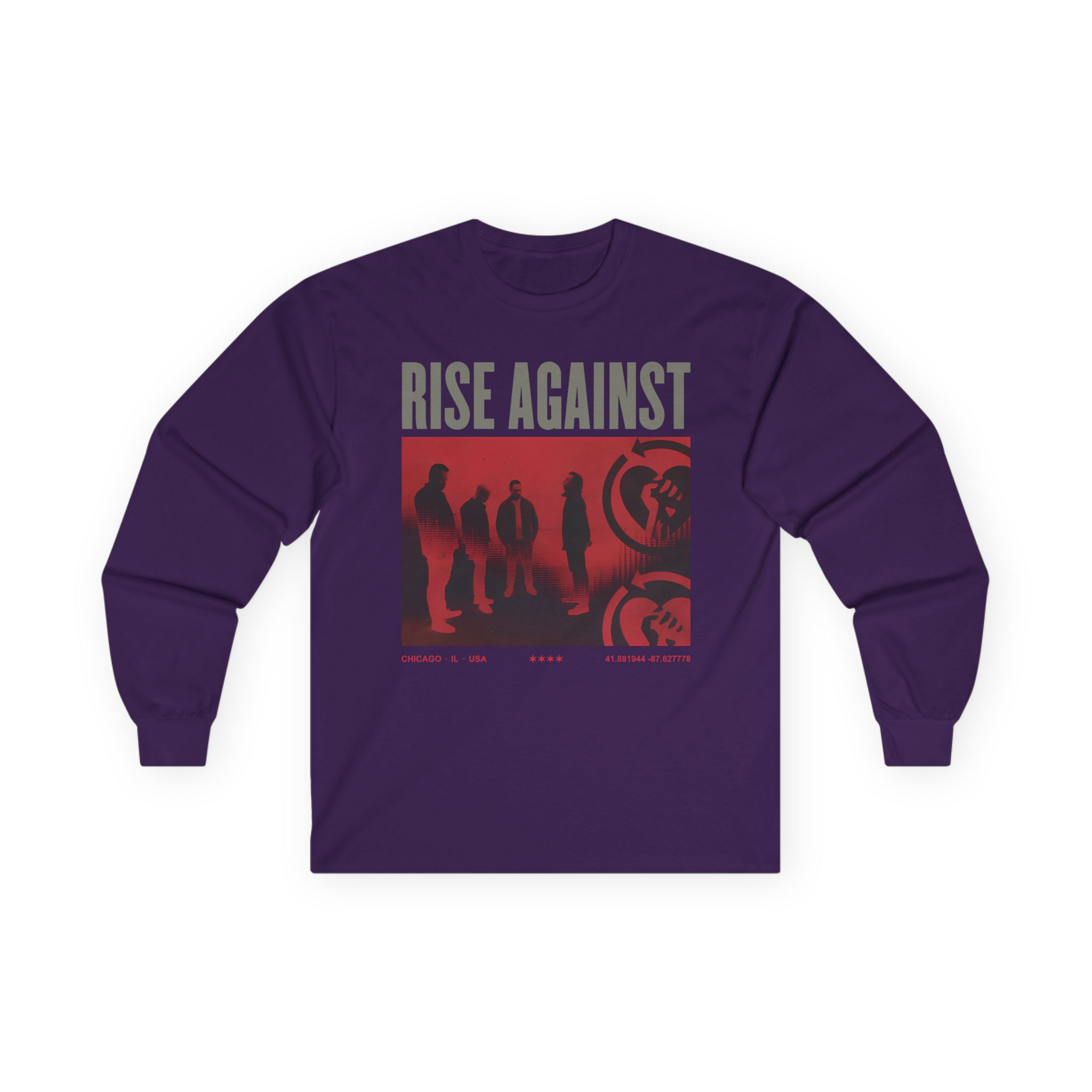 Rise Against Group Photo Unisex Ultra Cotton Long Sleeve Tee