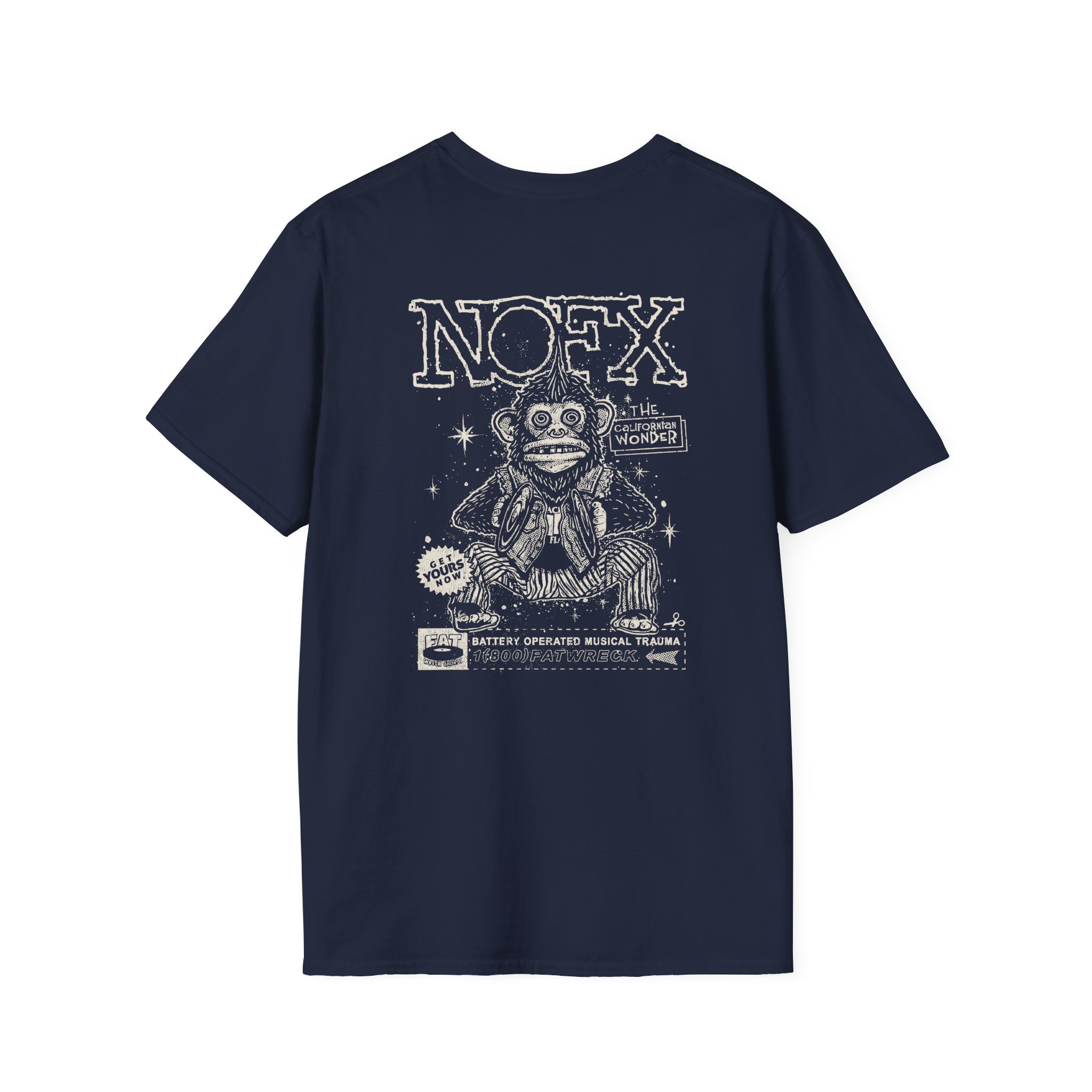 Nofx Chimp Unisex Softstyle T-Shirt