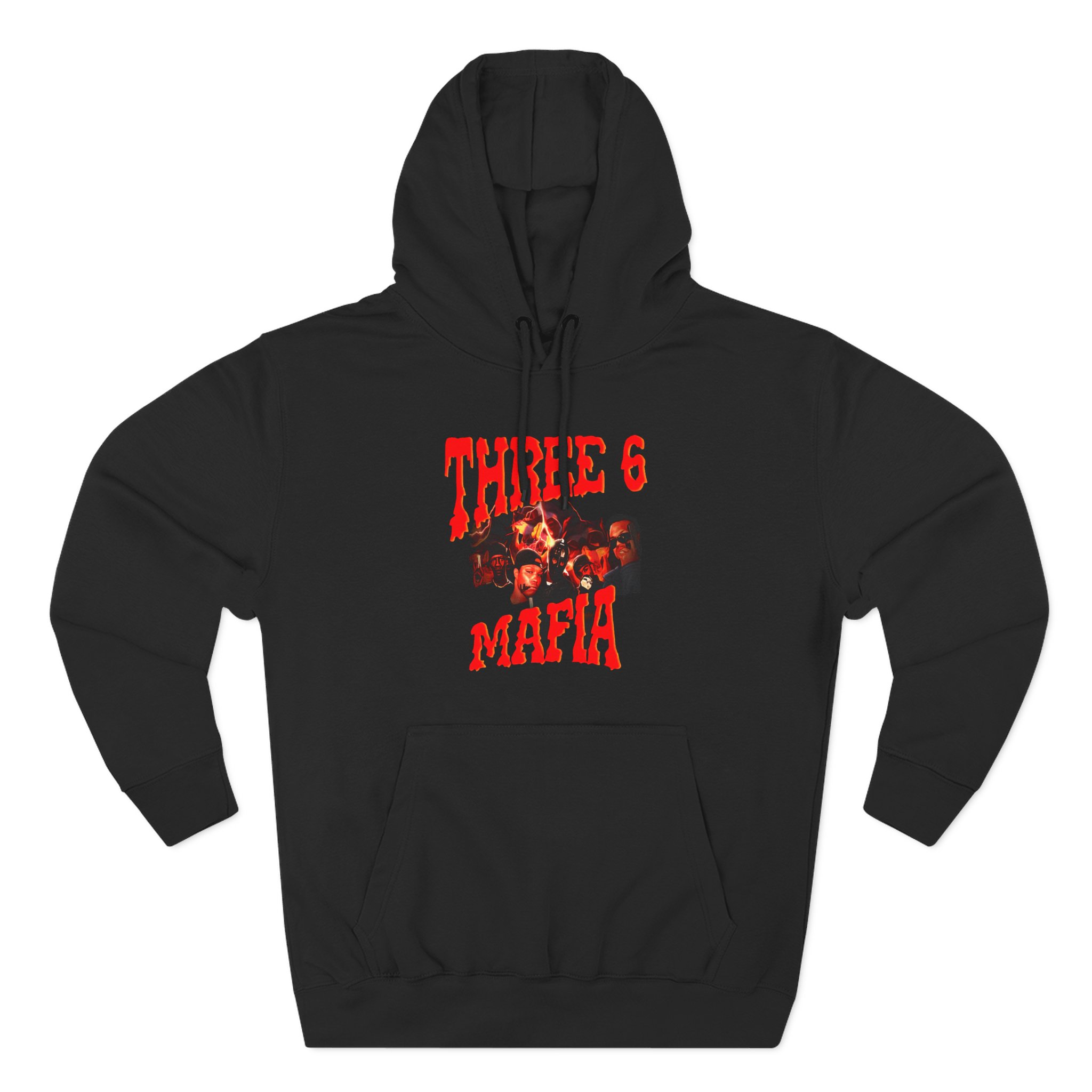 Three 6 Mafia Yo Rep Three-Panel Fleece Hoodie