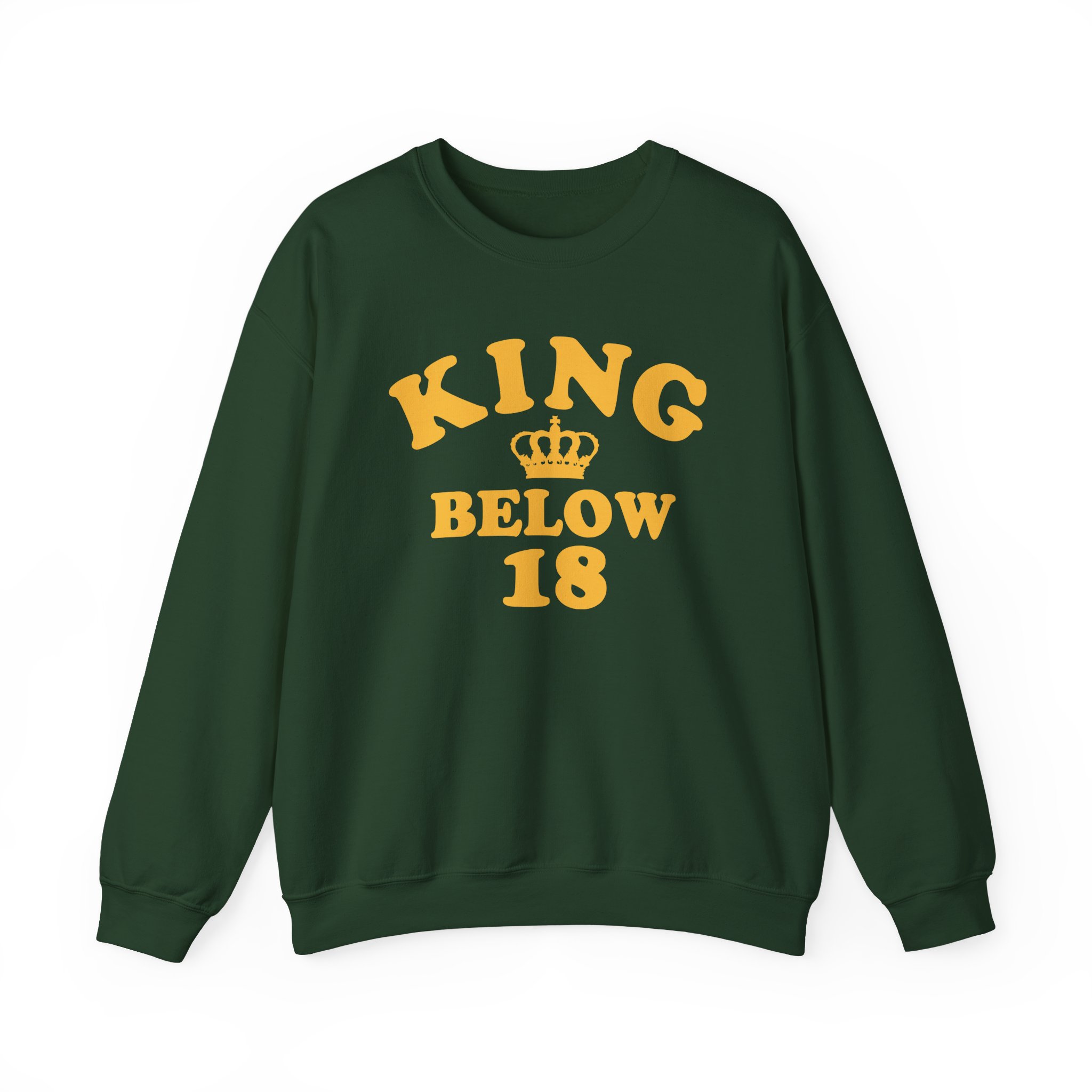 Ymh King Below 18 Toddler Unisex Heavy Blendâ„¢ Crewneck Sweatshirt