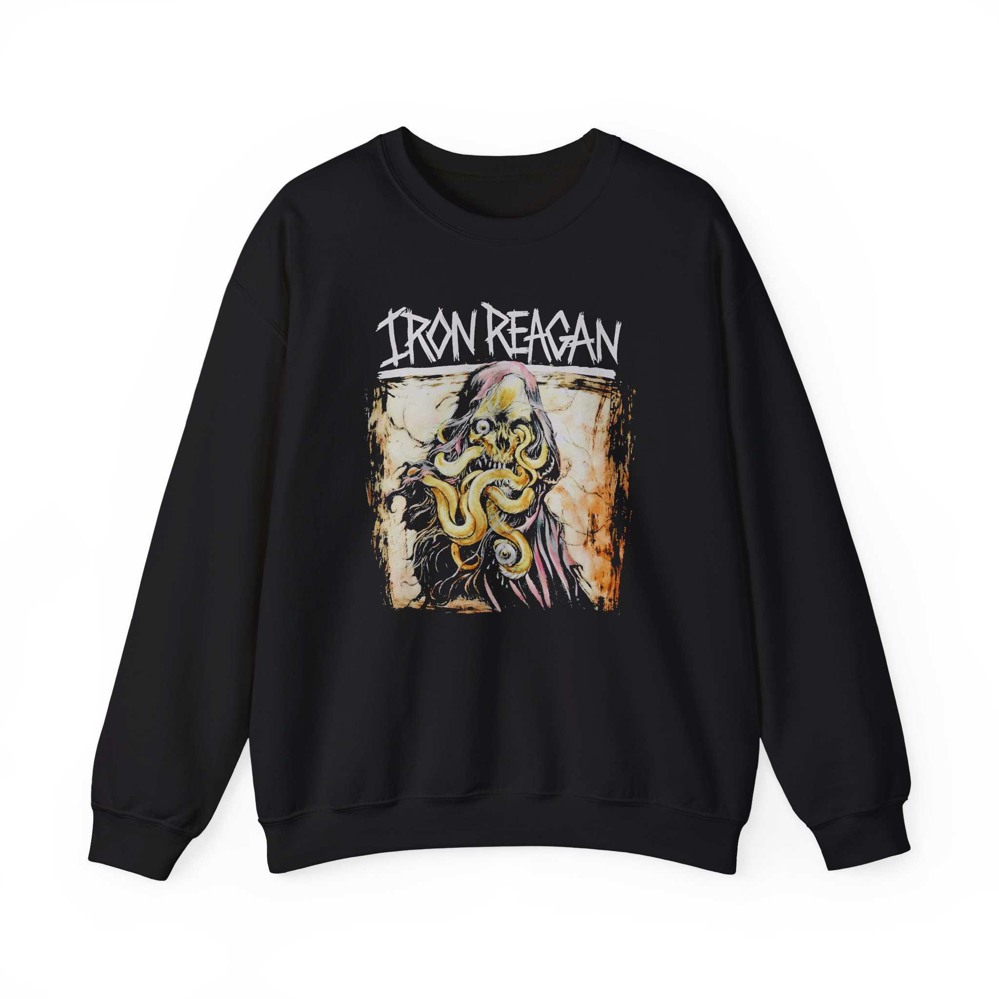 Iron Reagan Tentacle Skull Unisex Heavy Blendâ„¢ Crewneck Sweatshirt