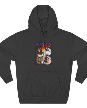 Nelly Furtado Three-Panel Fleece Hoodie