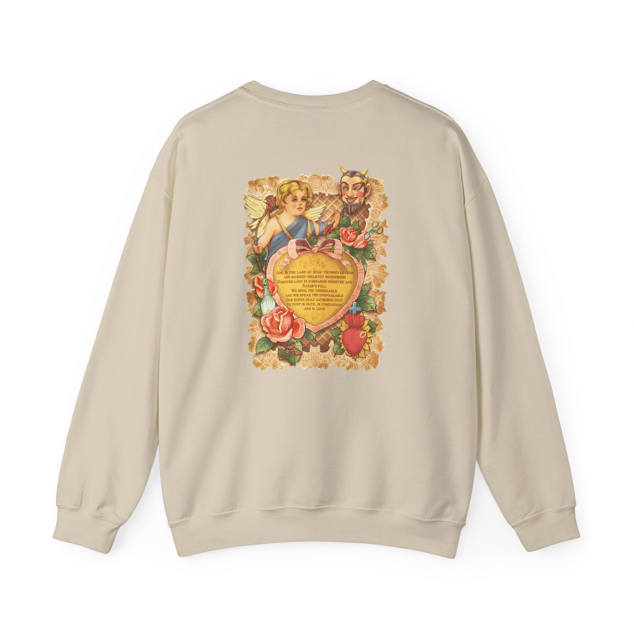 The Smashing Pumpkins Cupid De Locke Unisex Heavy Blendâ„¢ Crewneck Sweatshirt