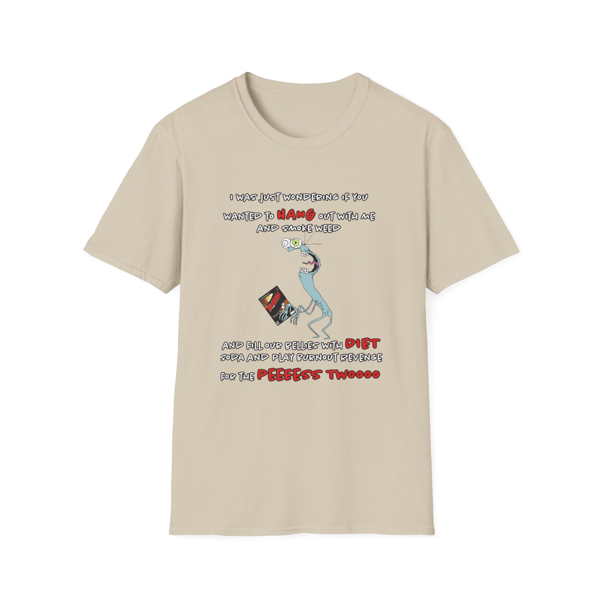 Mr. Landlord Smiling Friends I Was Just Wondering Unisex Softstyle T-shirt