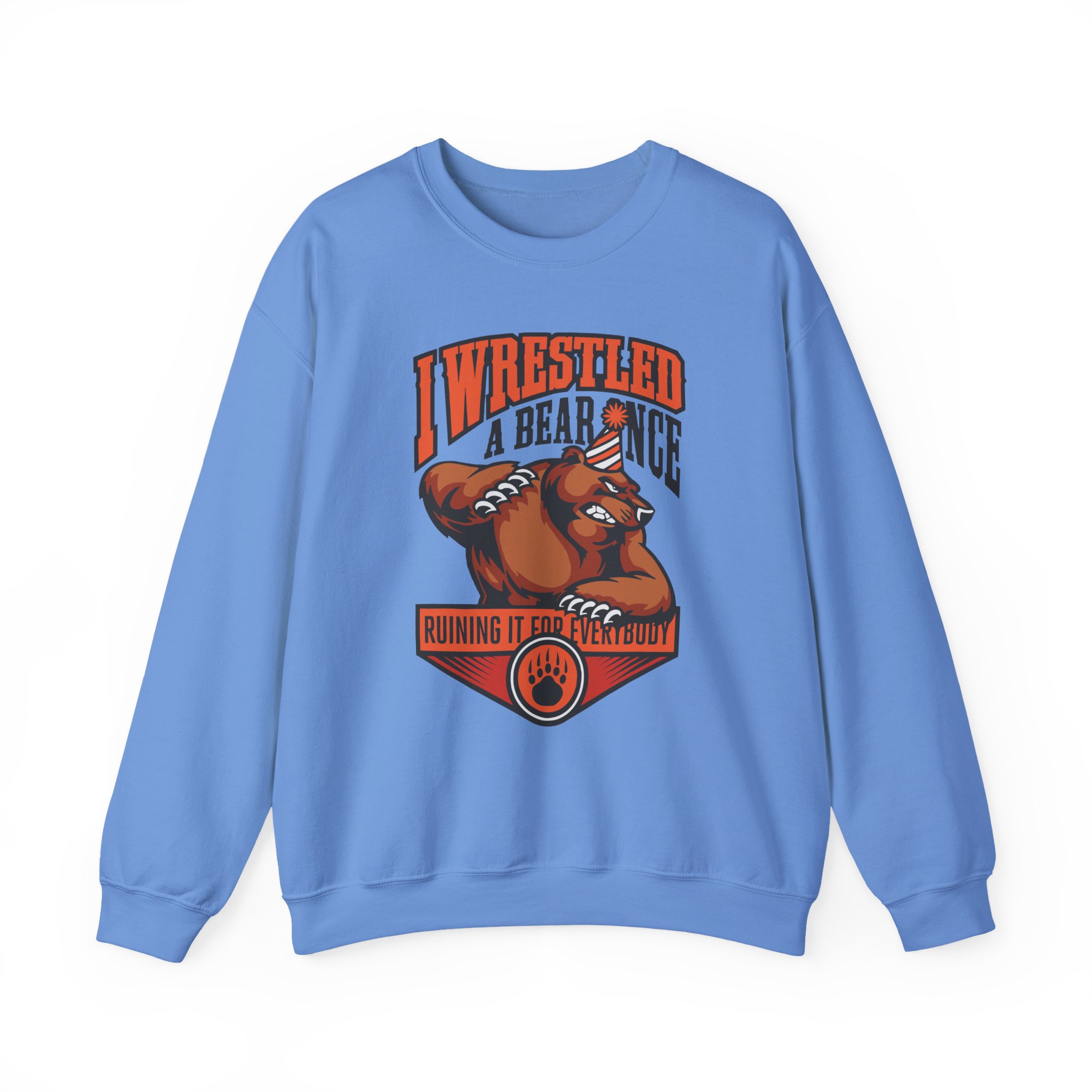 Iwrestledabearonce Unisex Heavy Blendâ„¢ Crewneck Sweatshirt
