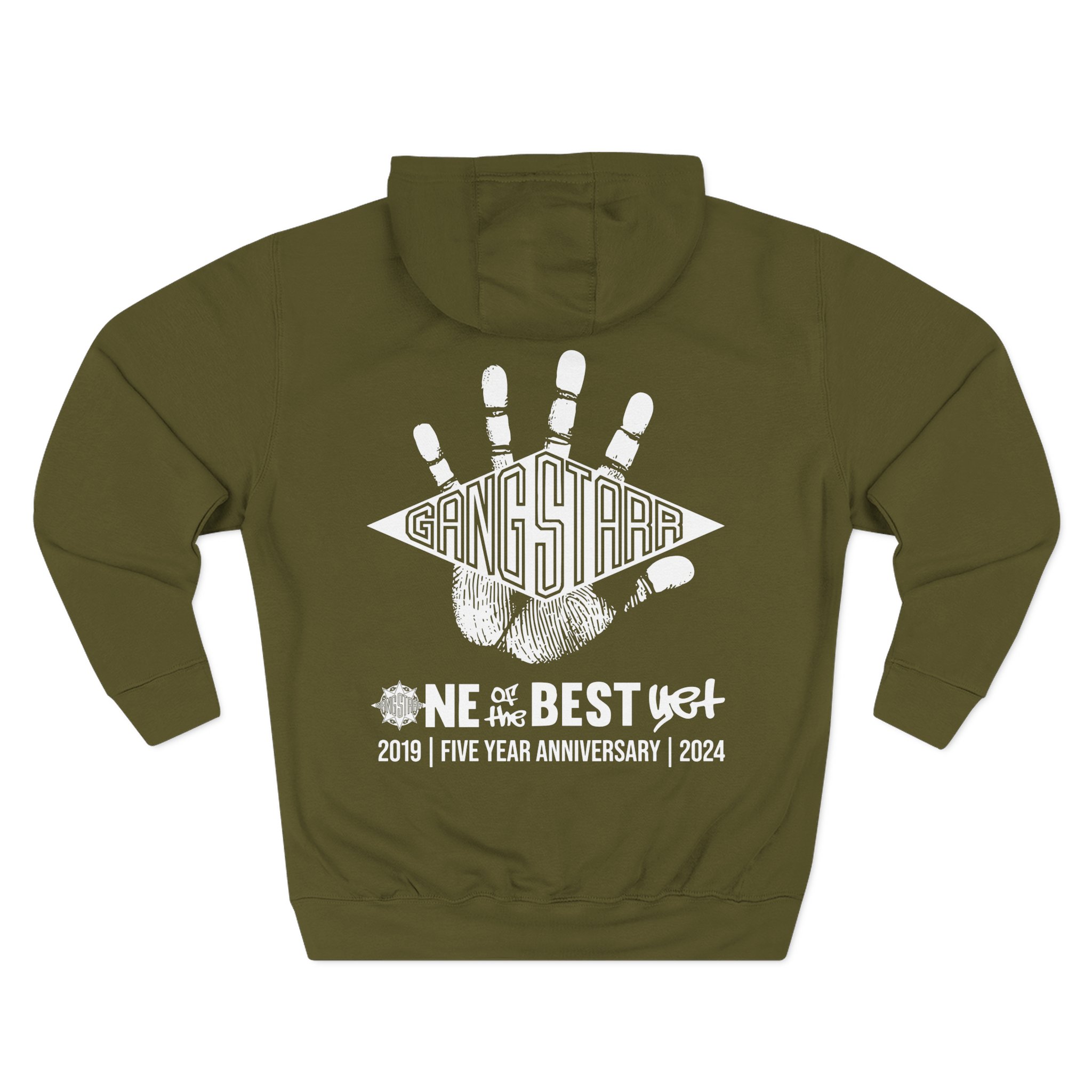 Gang Starr Ootby Fifth Anniversary Three-Panel Fleece Hoodie