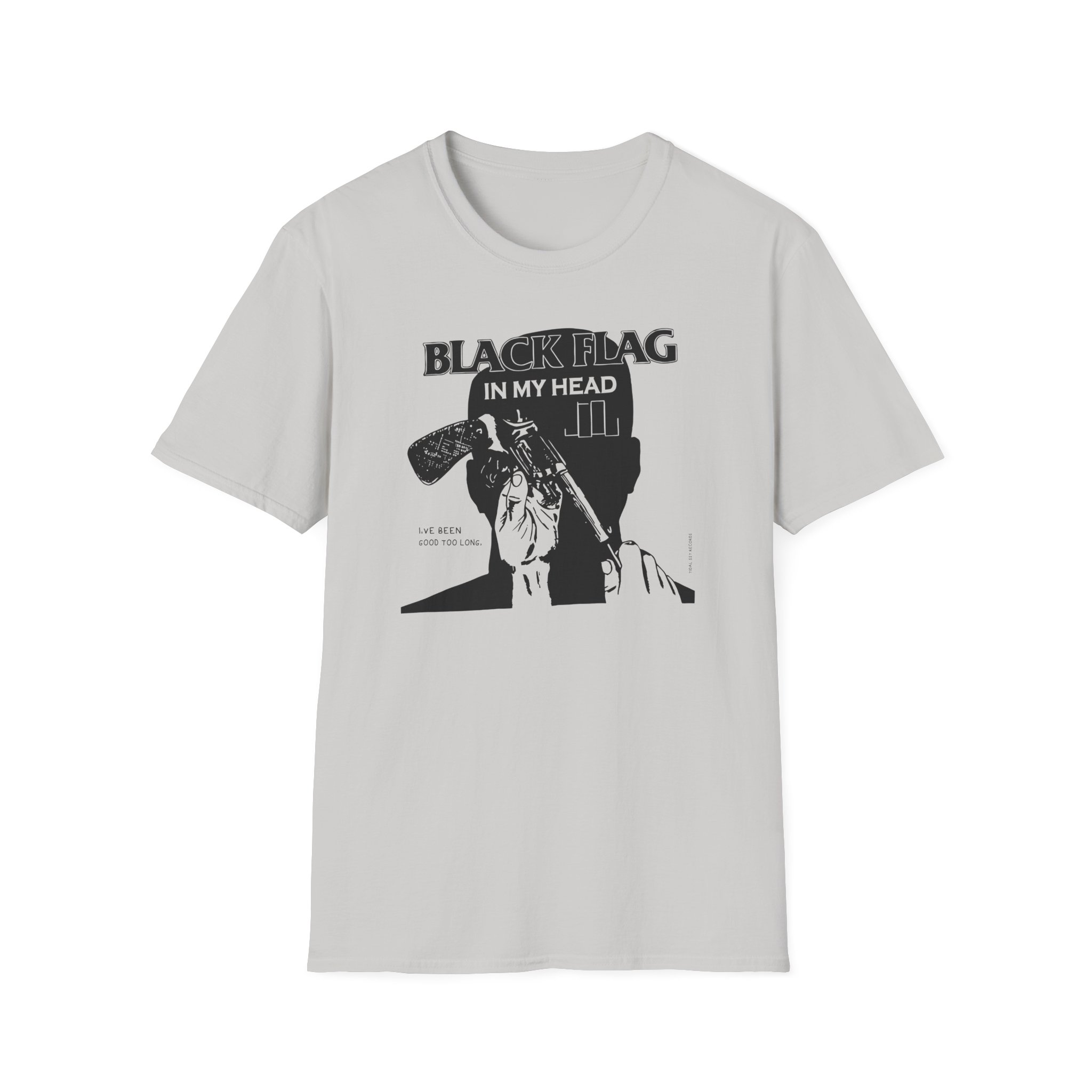 Black Flag in My Head Unisex Softstyle T-Shirt