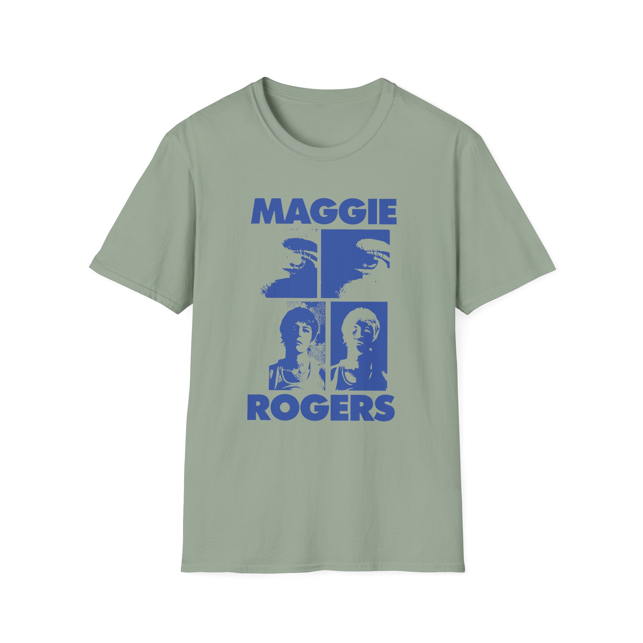 Maggie Rogers Mustard Grid Unisex Softstyle T-Shirt