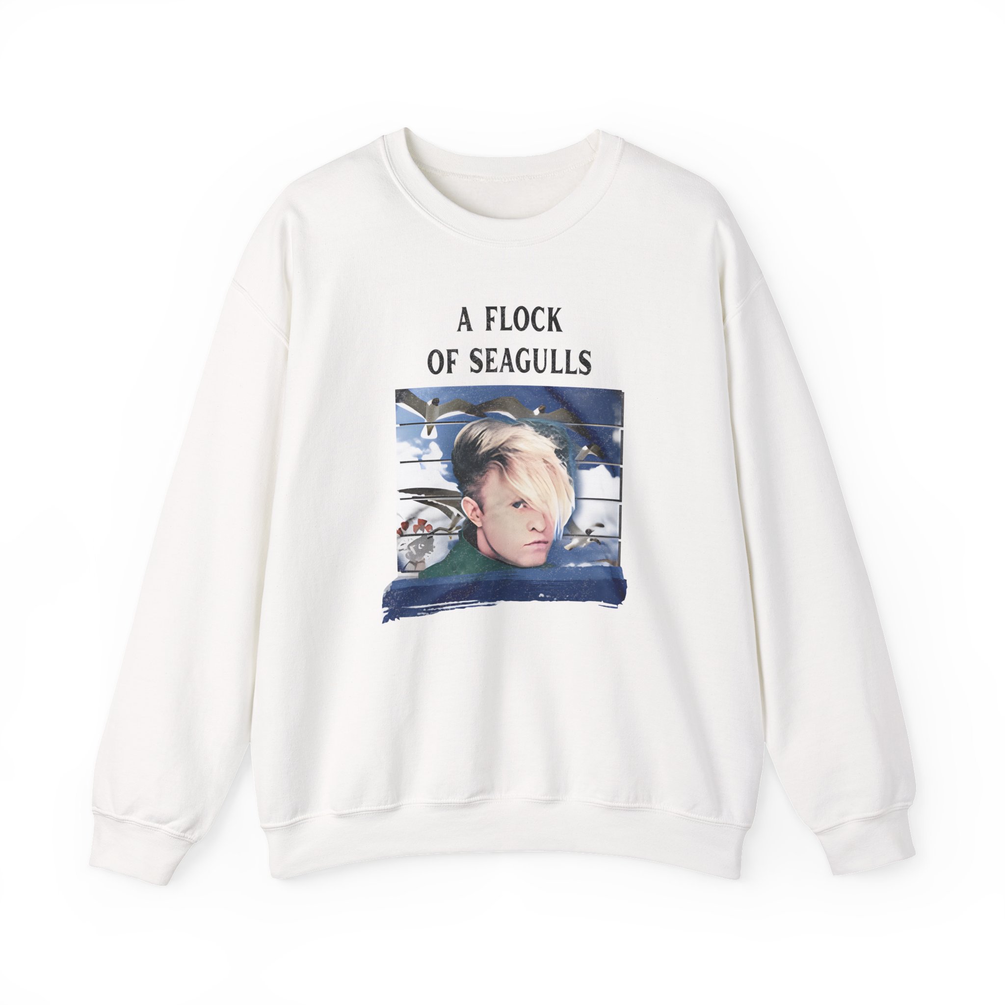 A Flock of Seagulls Birds in Flight Unisex Heavy Blendâ„¢ Crewneck Sweatshirt