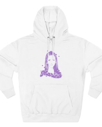 Marina Sparkles Three-Panel Fleece Hoodie