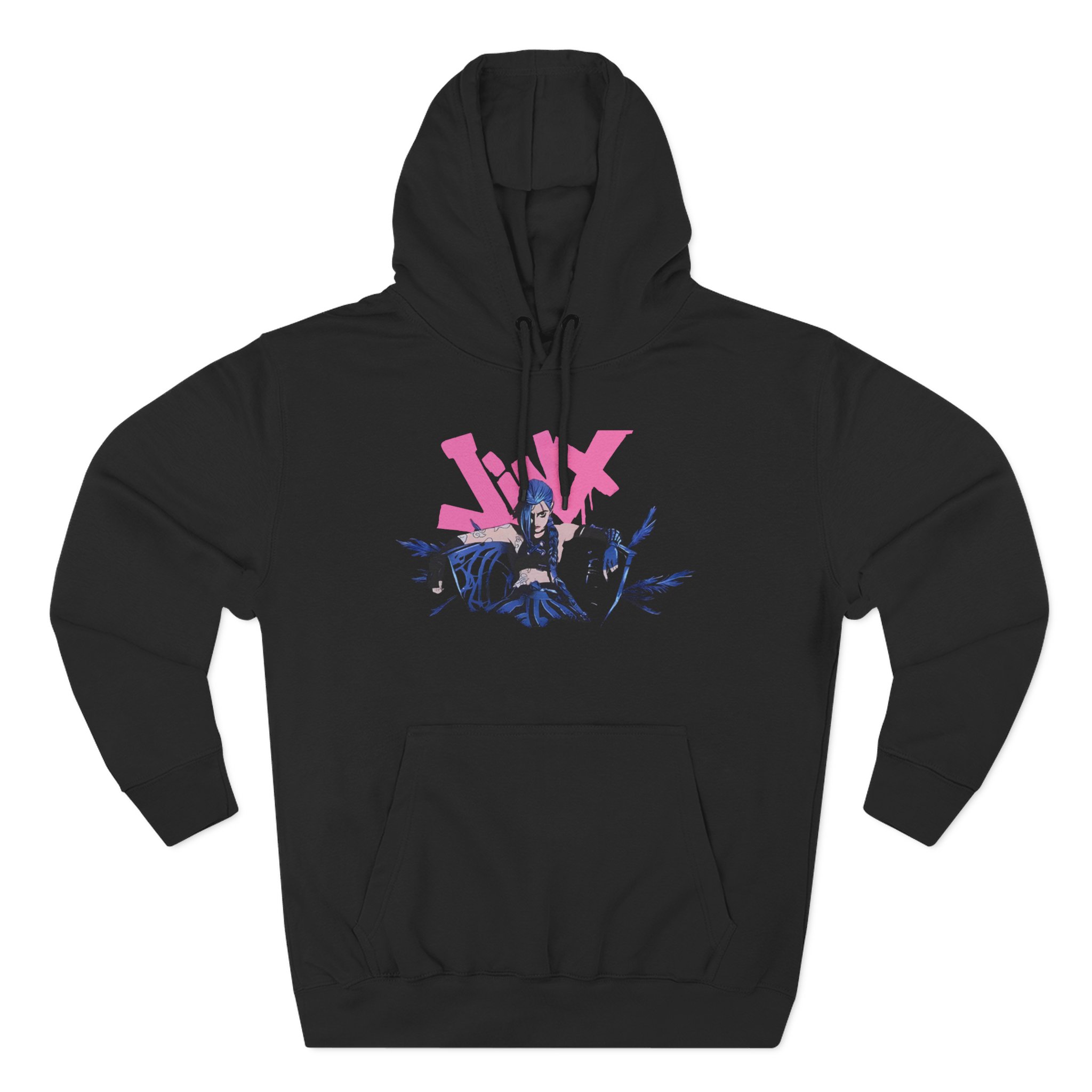 Jinx Arcane Seat Three-Panel Fleece Hoodie