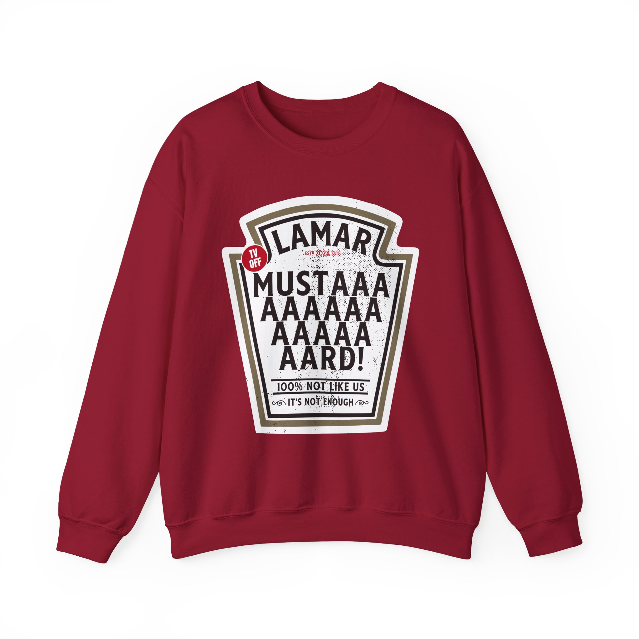 Kendrick Lamar Mustard Tv Off Unisex Heavy Blendâ„¢ Crewneck Sweatshirt