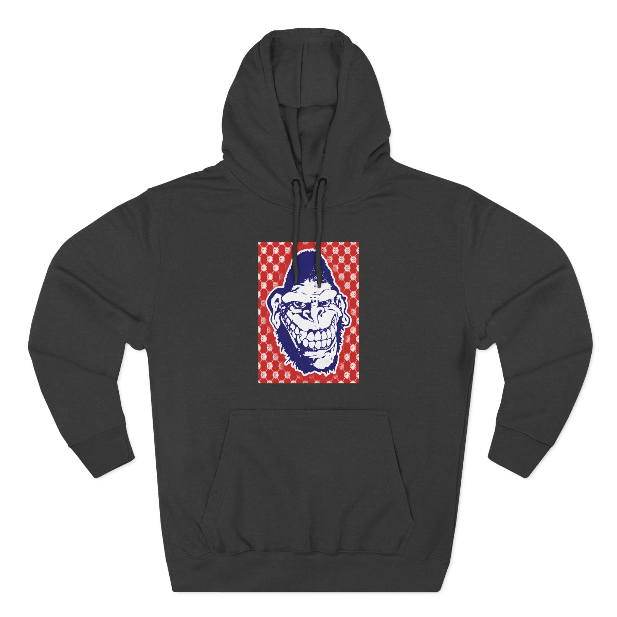 Gorilla Biscuits Gb Pattern Three-Panel Fleece Hoodie