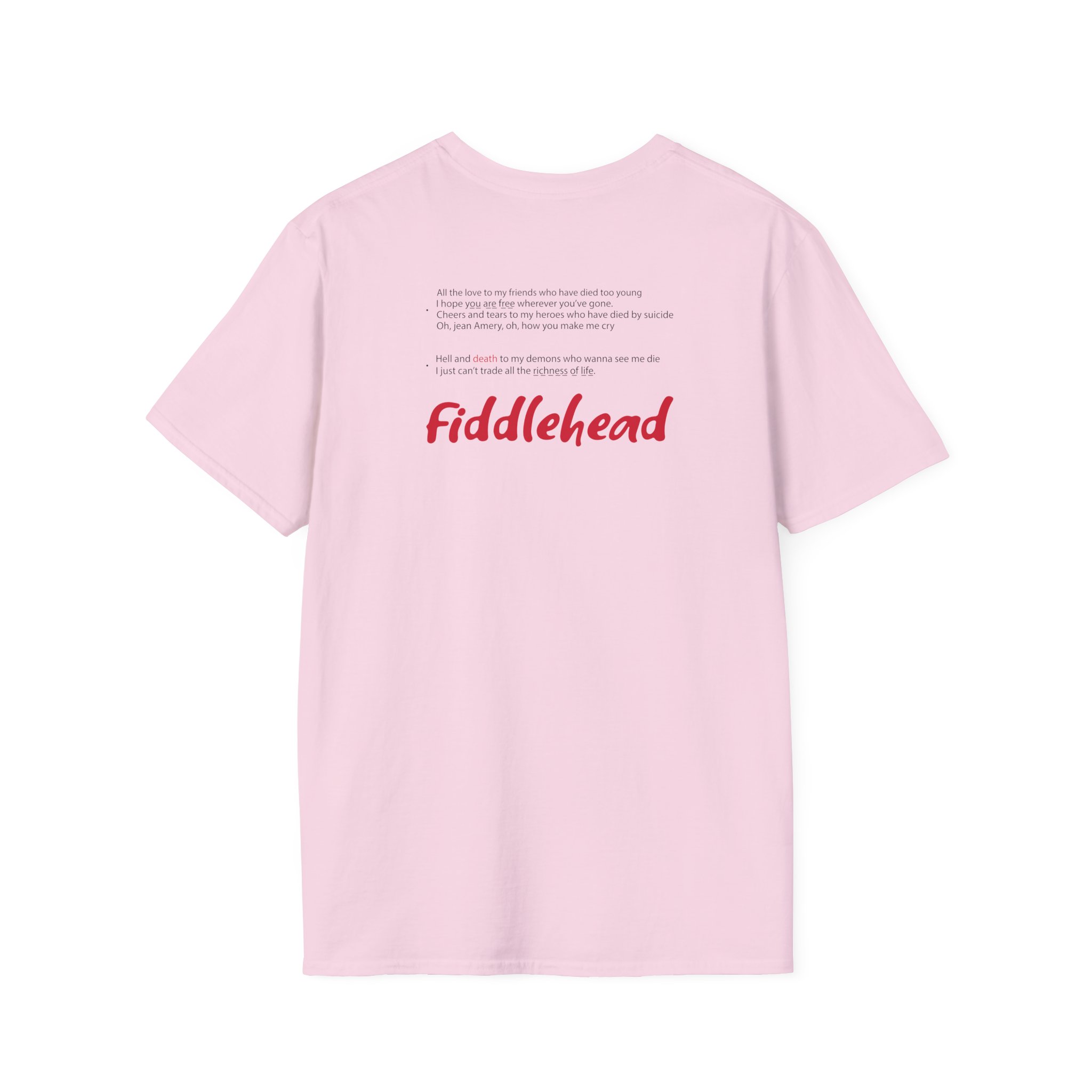 Fiddlehead Jean Emery Unisex Softstyle T-Shirt