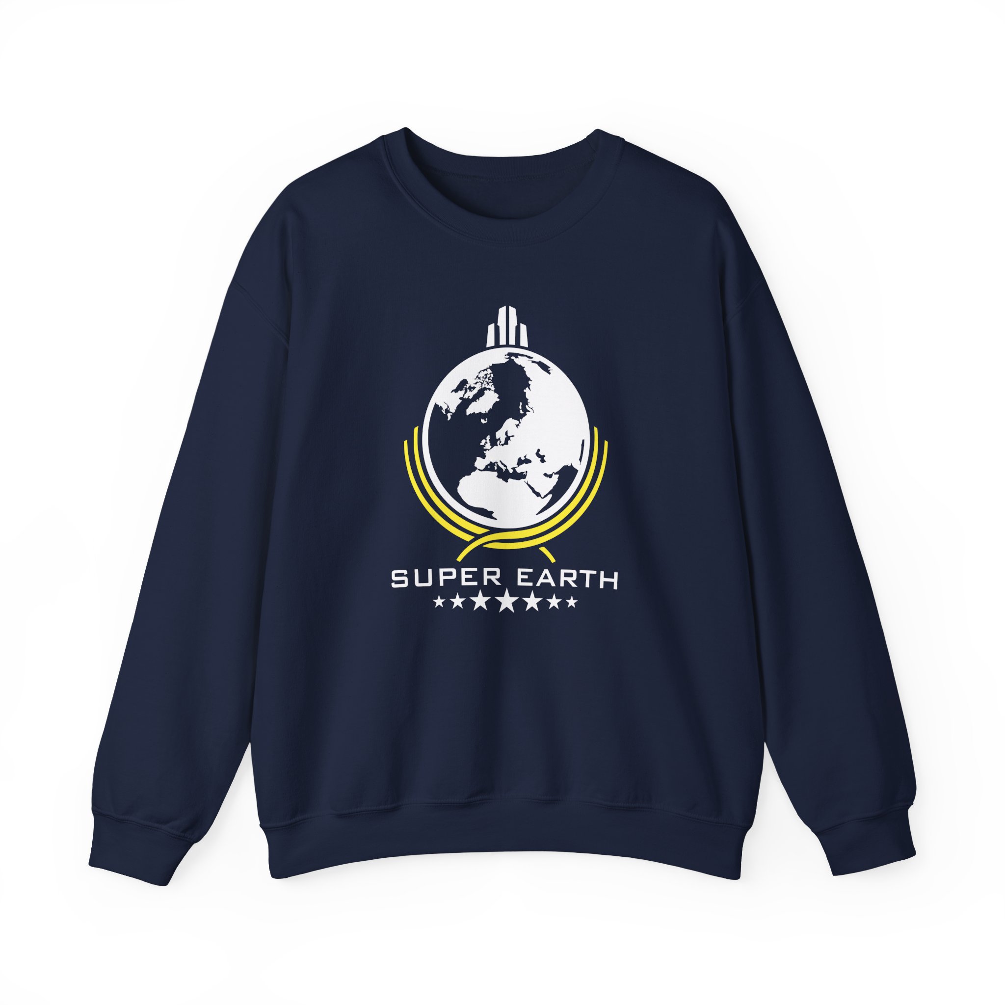Helldivers Super Earth Unisex Heavy Blendâ„¢ Crewneck Sweatshirt