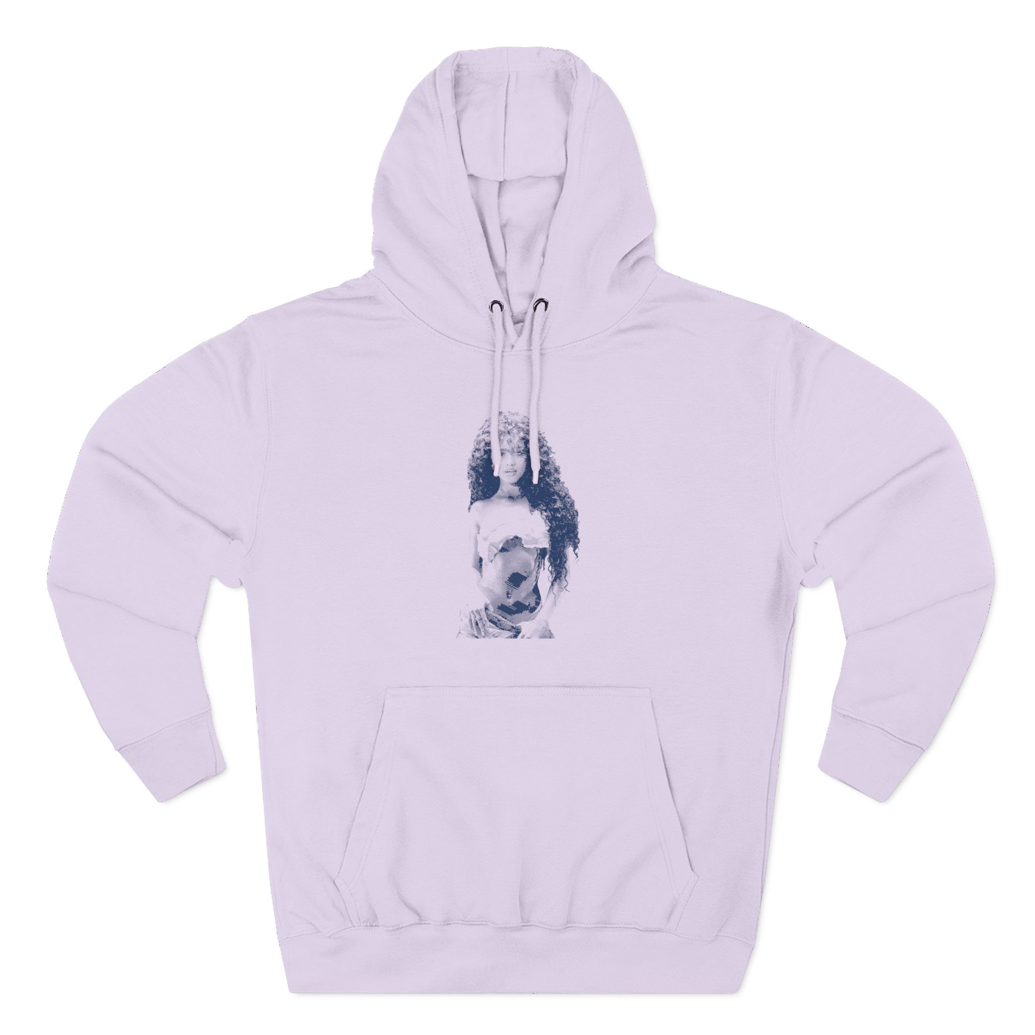 Tyla Water Three-Panel Fleece Hoodie