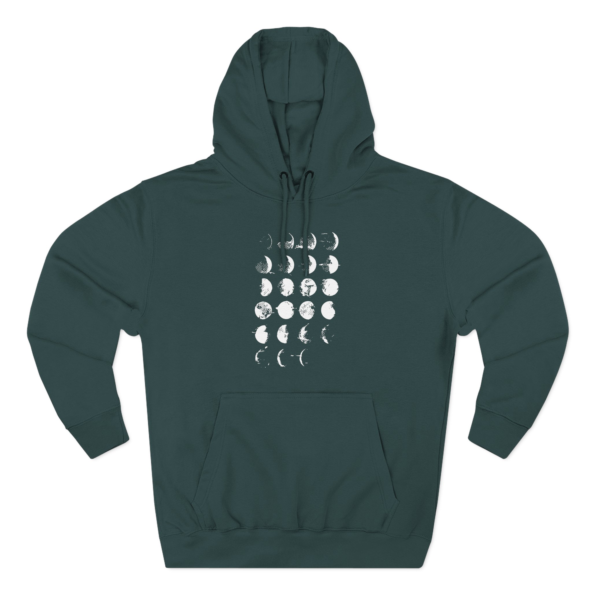 Converge Moon Phases Three-Panel Fleece Hoodie