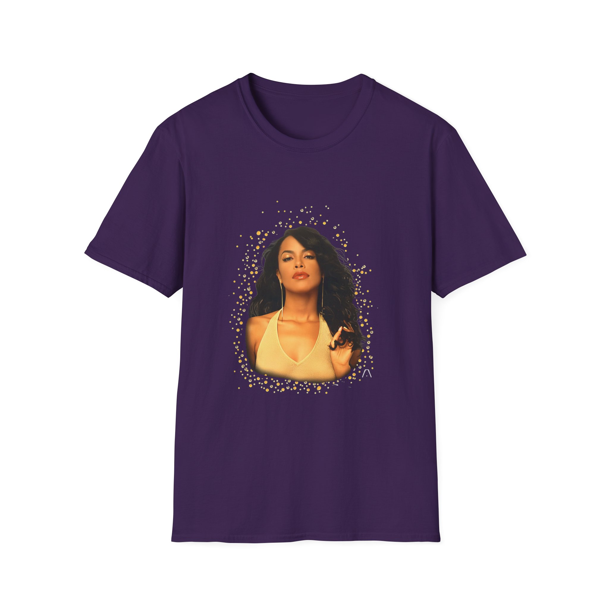 Aaliyah Self Titled Portrait Unisex Softstyle T-Shirt