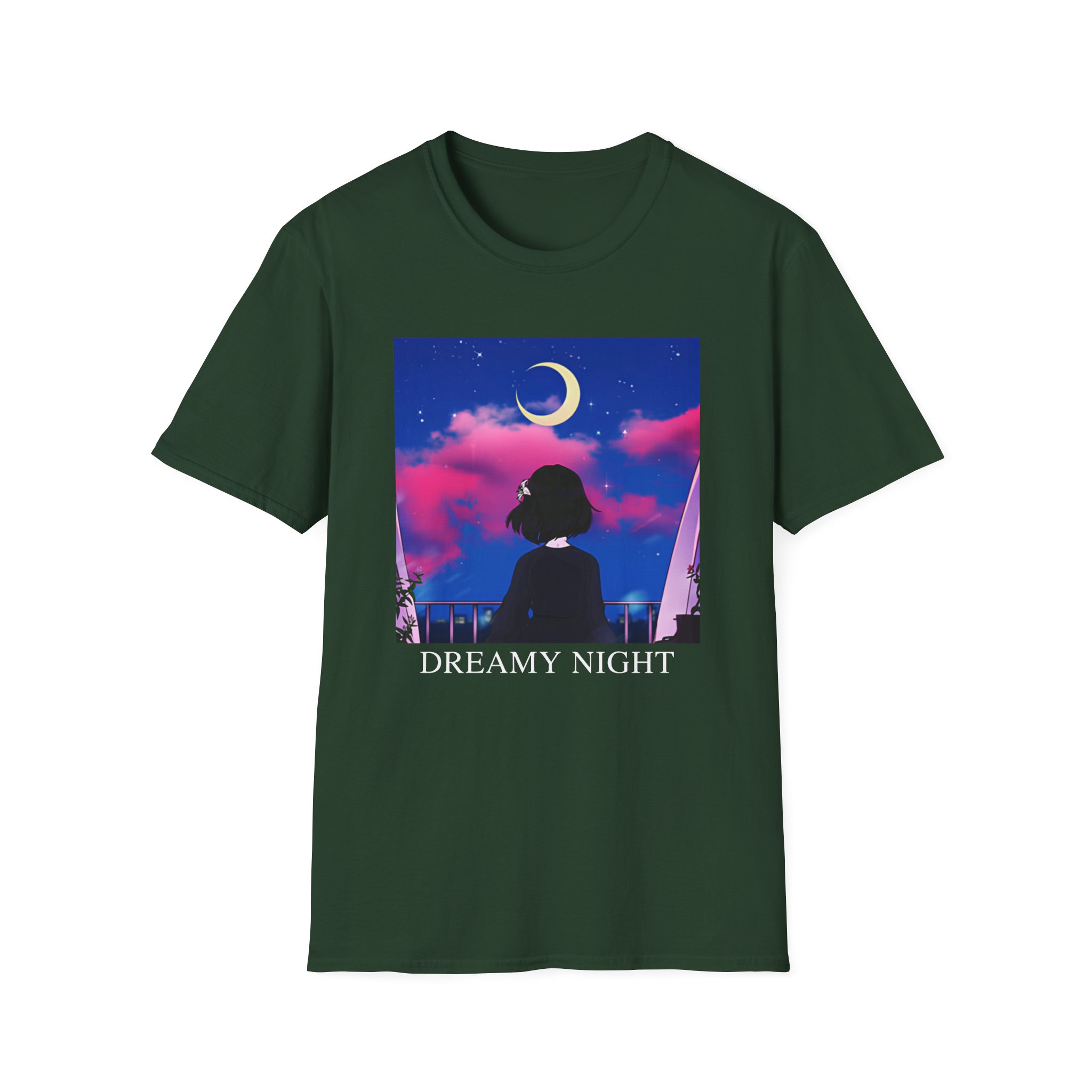 Lilypichu Dreamy Night Unisex Softstyle T-Shirt