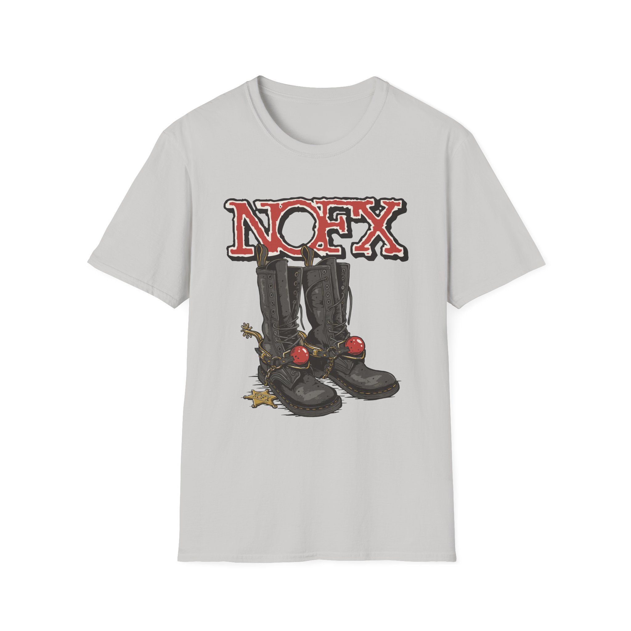 Nofx Boots Unisex Softstyle T-Shirt