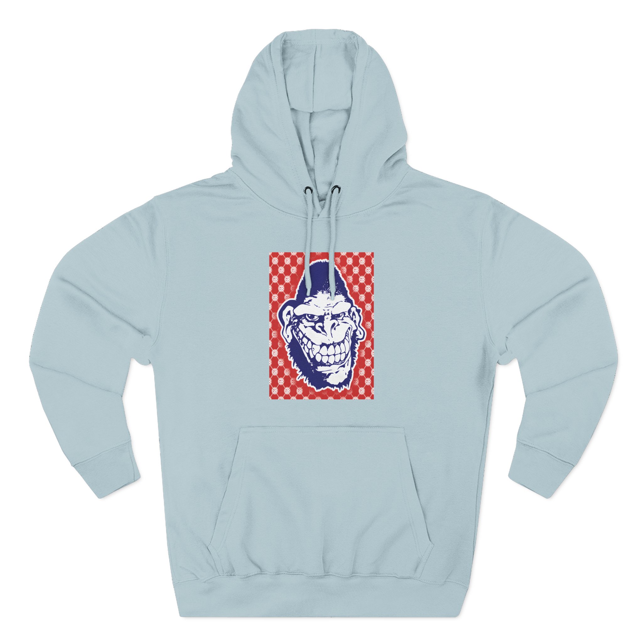 Gorilla Biscuits Gb Pattern Three-Panel Fleece Hoodie
