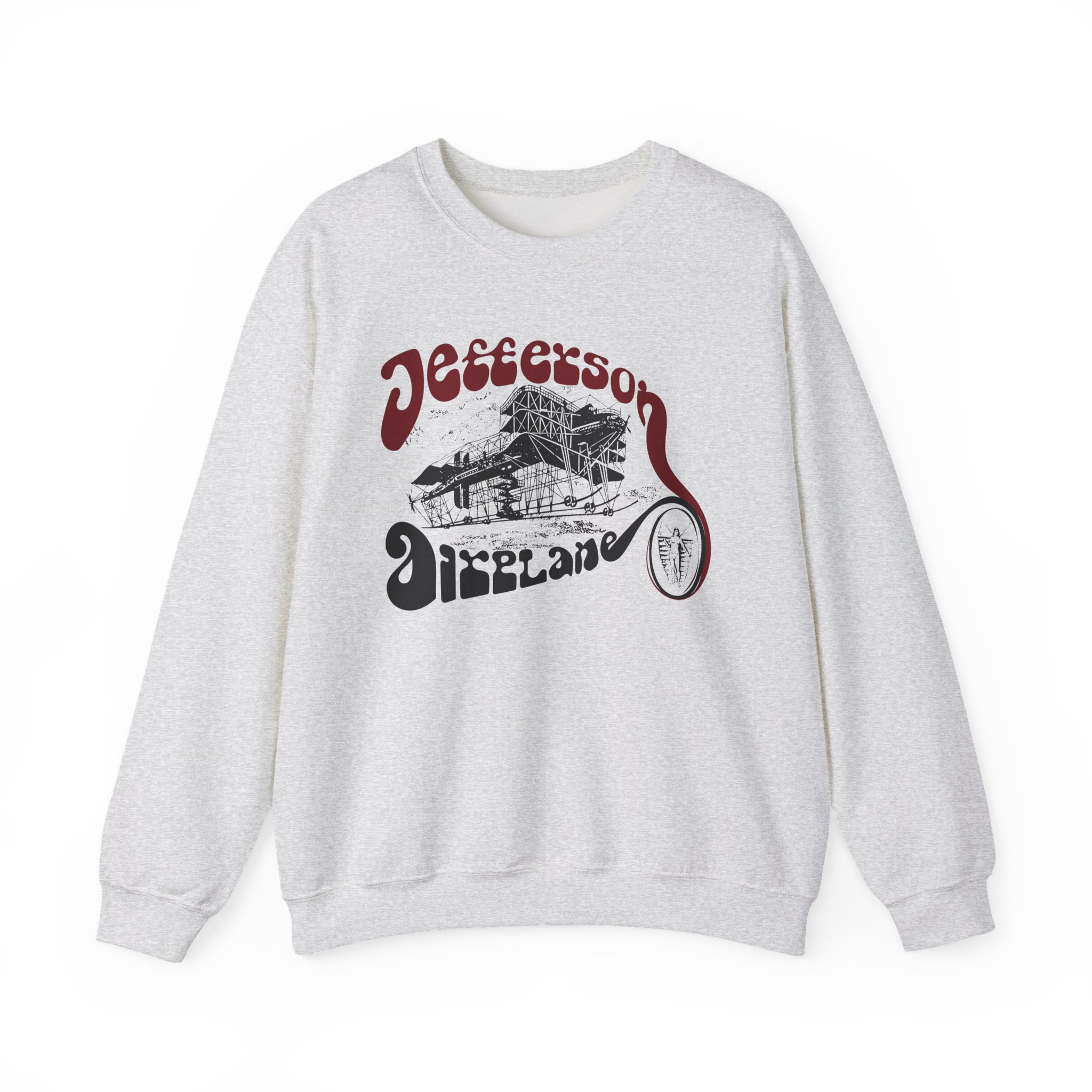Jefferson Airplane Vintage Plane Unisex Heavy Blendâ„¢ Crewneck Sweatshirt